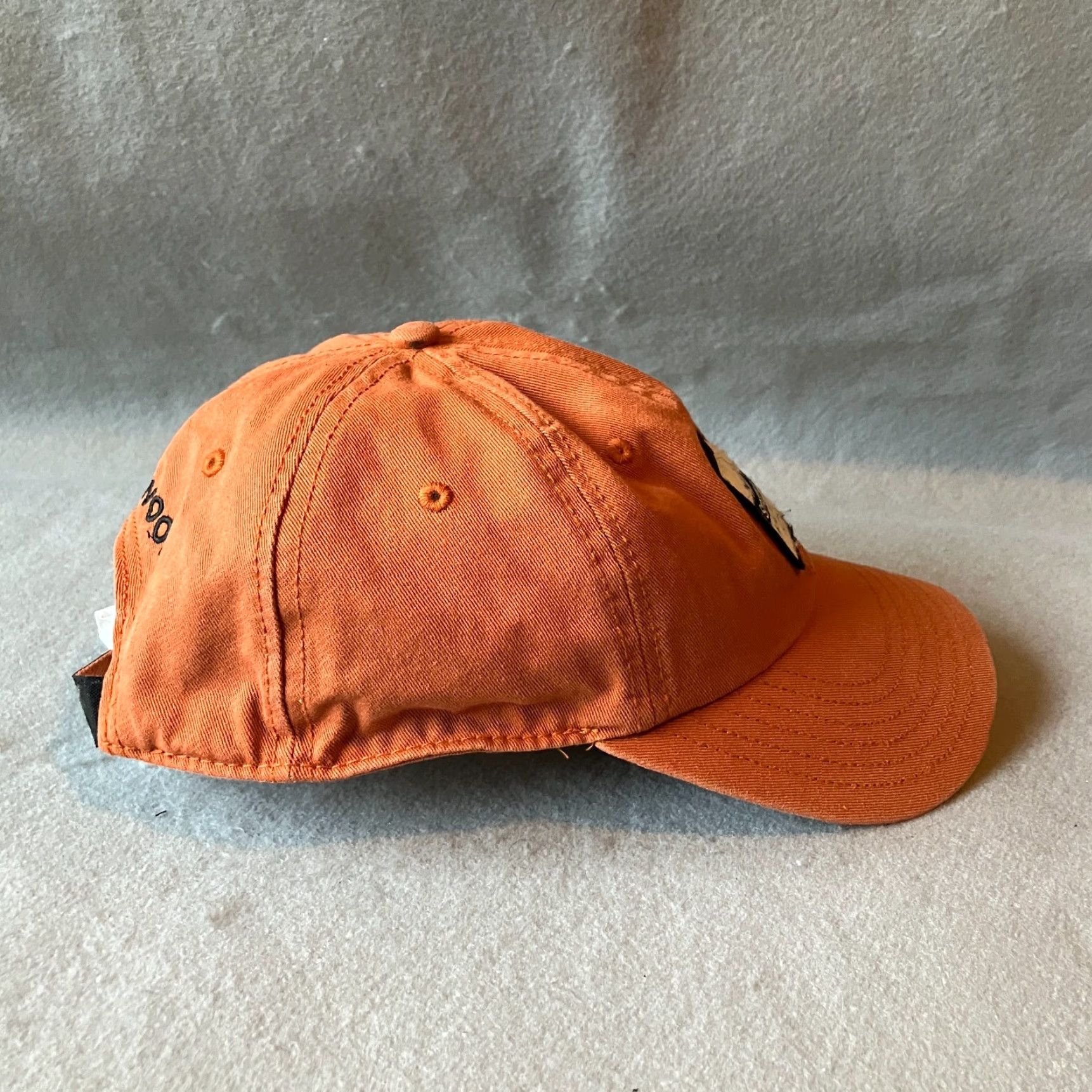 Smartwool VINTAGE Smartwool Baseball Cap Mens Adjustable Cotton Orange 90s Travel Casual Size ONE SIZE - 4 Thumbnail