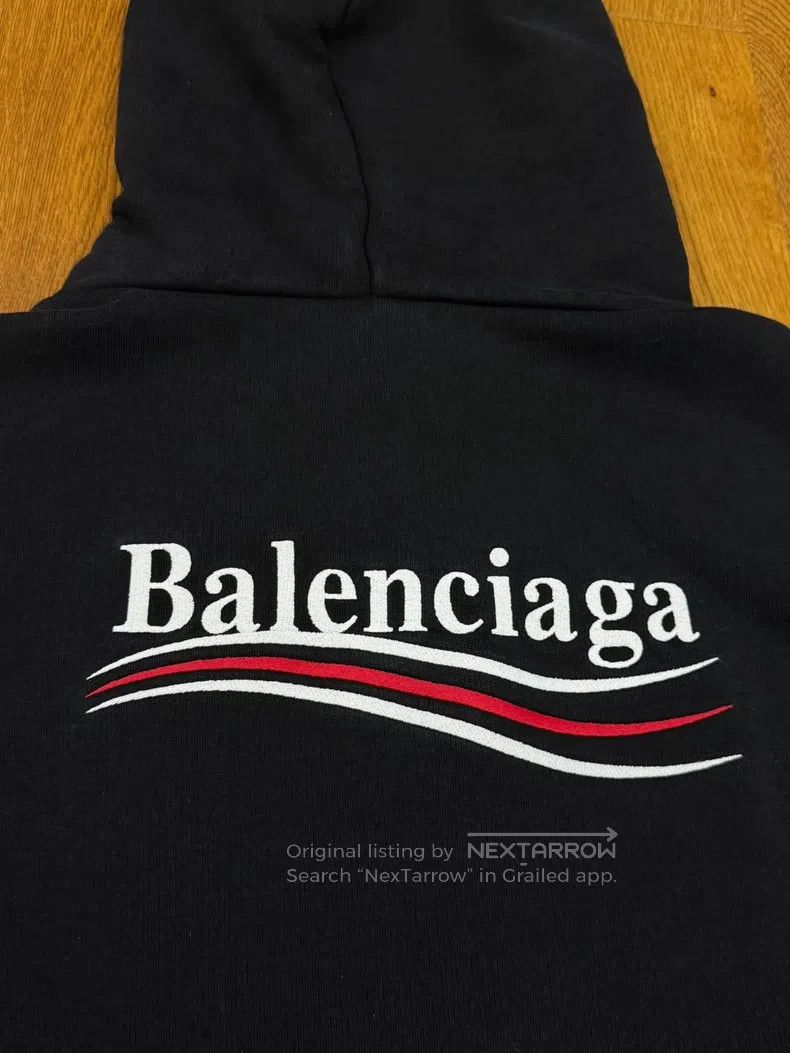 Balenciaga Balenciaga Hooded Sweatshirt Coke Logo Black M Size Size US M / EU 48-50 / 2 - 3 Thumbnail