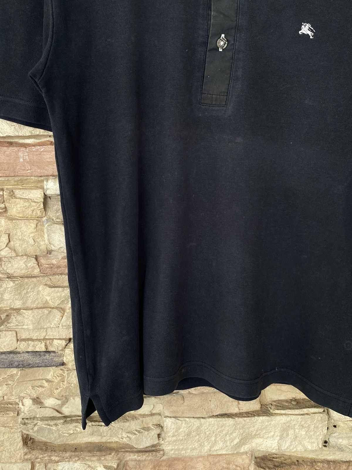 Vintage Vintage Burberry Black Label Button Tees Size US S / EU 44-46 / 1 - 15 Thumbnail