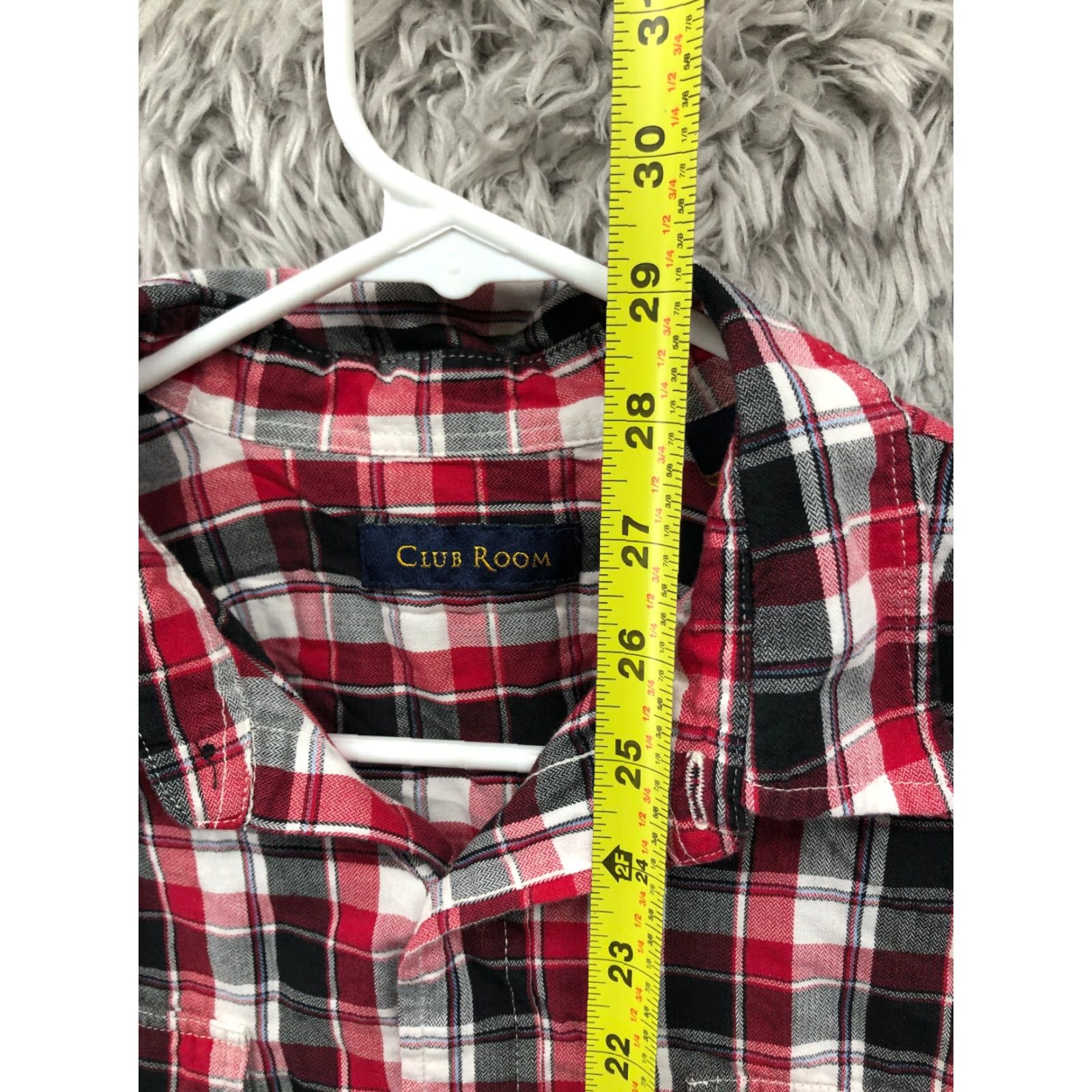 Club Room Club Room Shirt Mens Multicolor Plaid Long Sleeve Spread Collar Shirt M Regular Size X Size US M / EU 48-50 / 2 - 5 Thumbnail