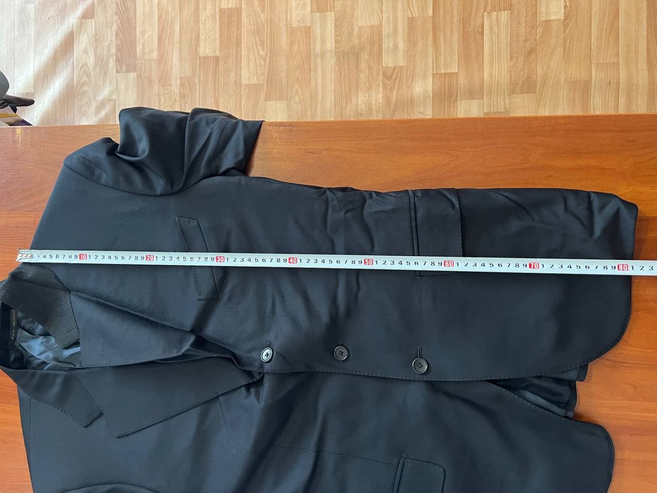 Ravazzolo RAVAZZOLO SARTORIA VINTAGE ITALY LANA WOOL SOLID BLAZER 52 Size 52R - 19 Thumbnail