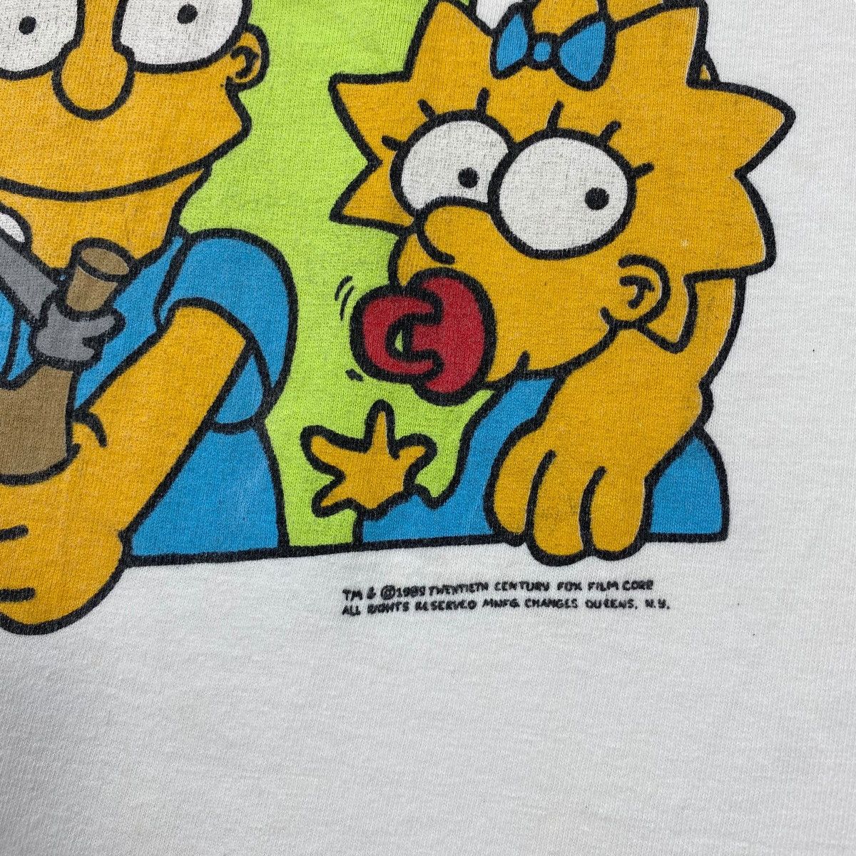 The Simpsons Vintage 80's THE SIMPSONS Mark Groening Cartoon Graphic Tee Size US M / EU 48-50 / 2 - 3 Thumbnail