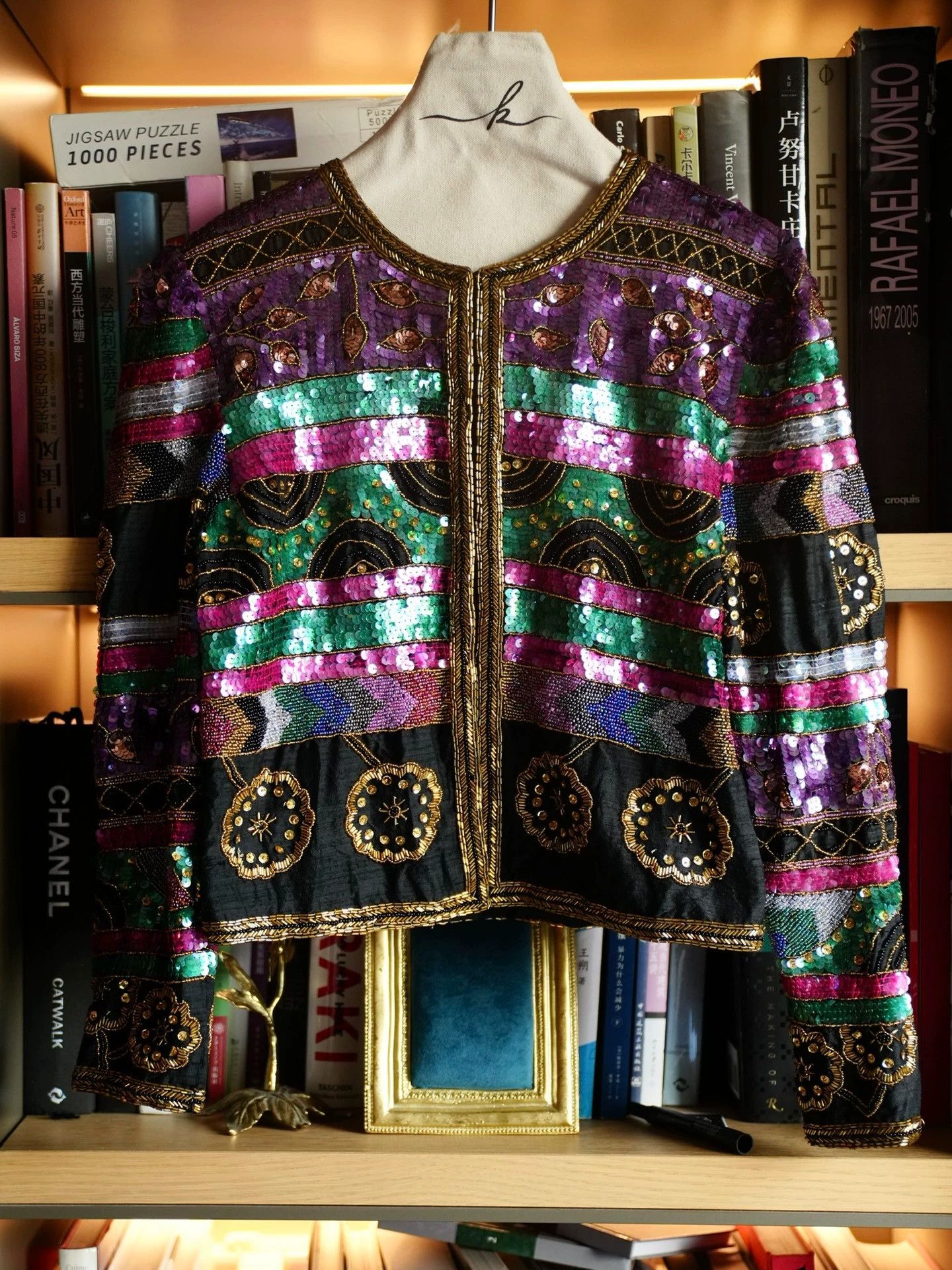 Other American Vintage Beaded Silk Short Jacket Size S / US 4 / IT 40 - 4 Thumbnail