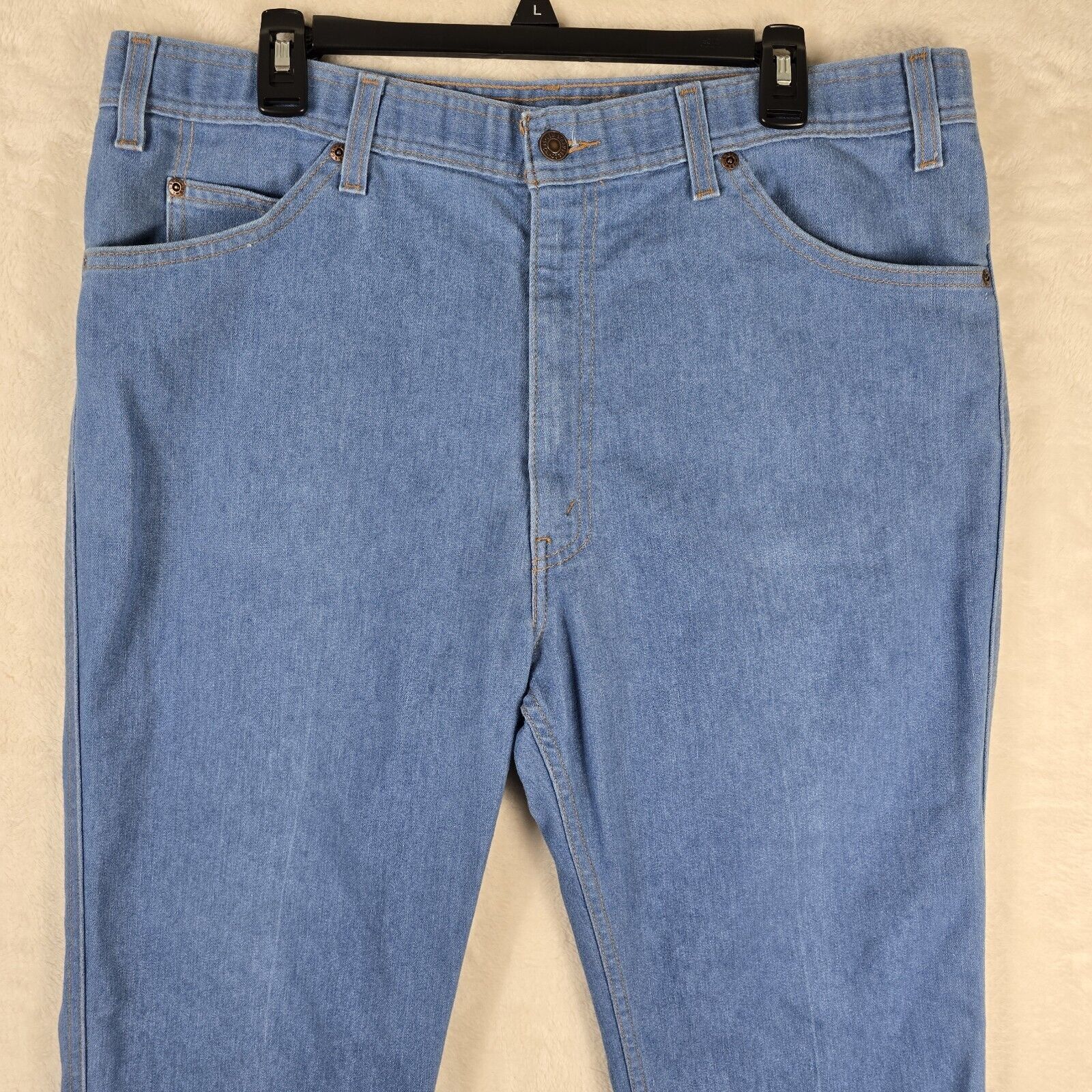 Levi's Vintage Levis Brown Tab Mens Blue Jeans 43415-4514 40x29 Size US 40 / EU 56 - 9 Thumbnail