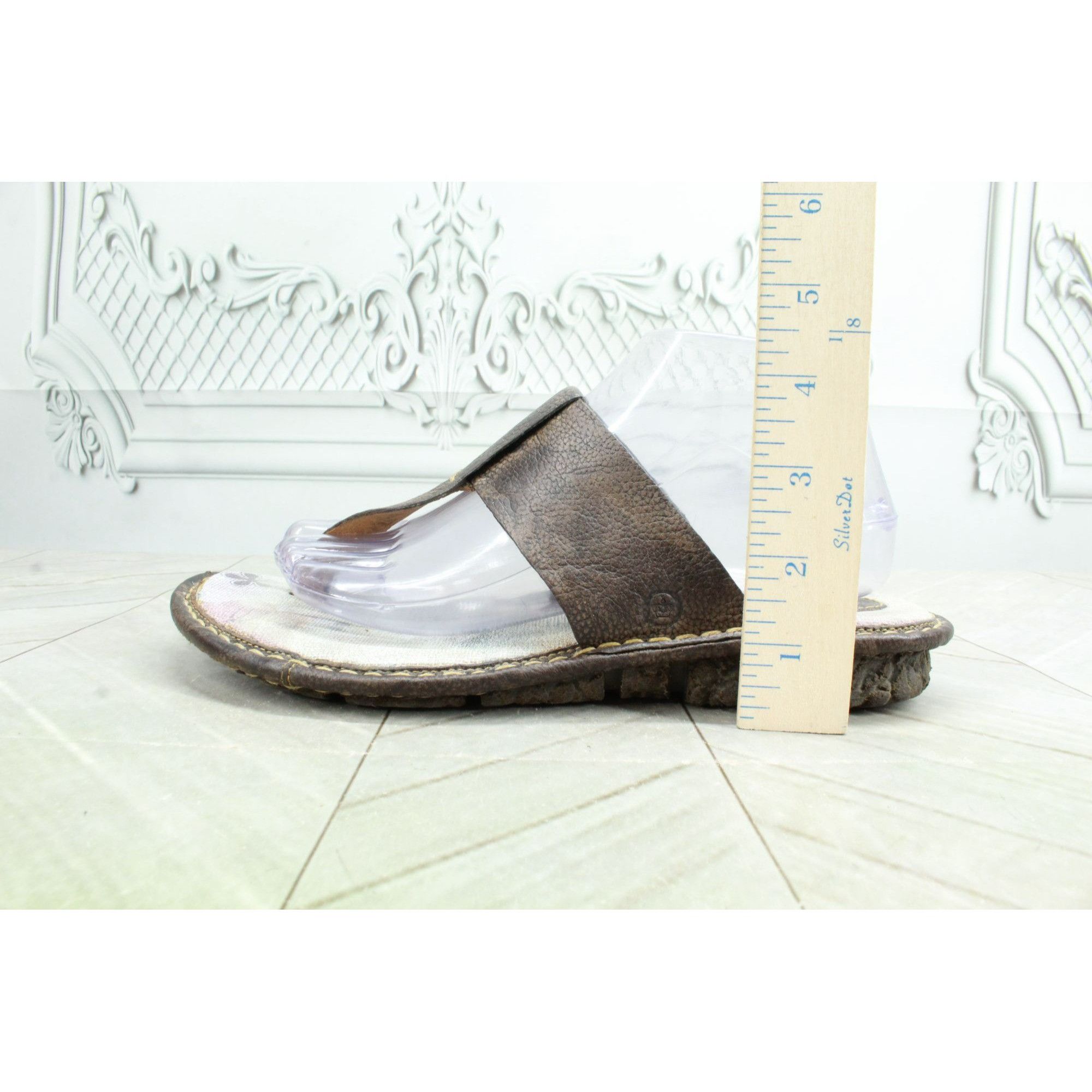 Born Born Maja Women's Leather Steel Shank Flat Sandals Size US 9 / IT 39 - 6 Thumbnail