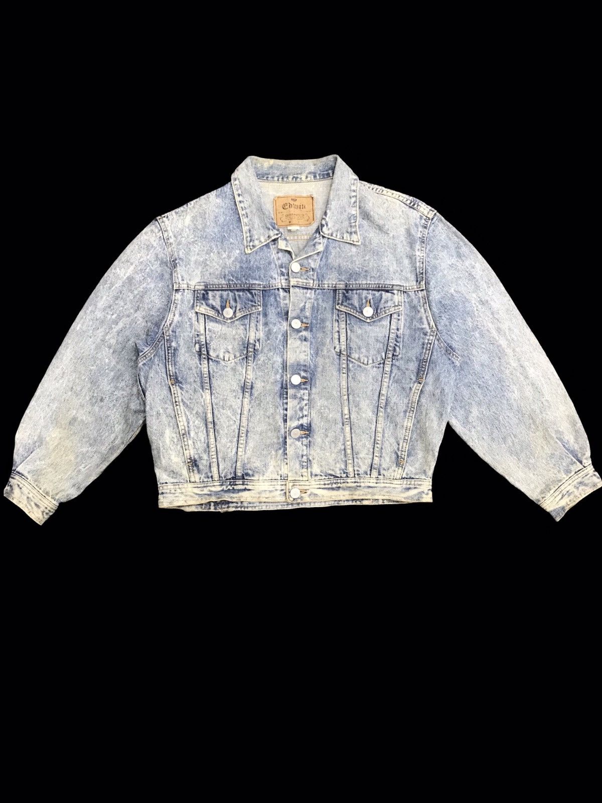 Edwin Vintage EDWIN Over Size Dirty Trucker Jacket Size US M / EU 48-50 / 2 - 1 Thumbnail