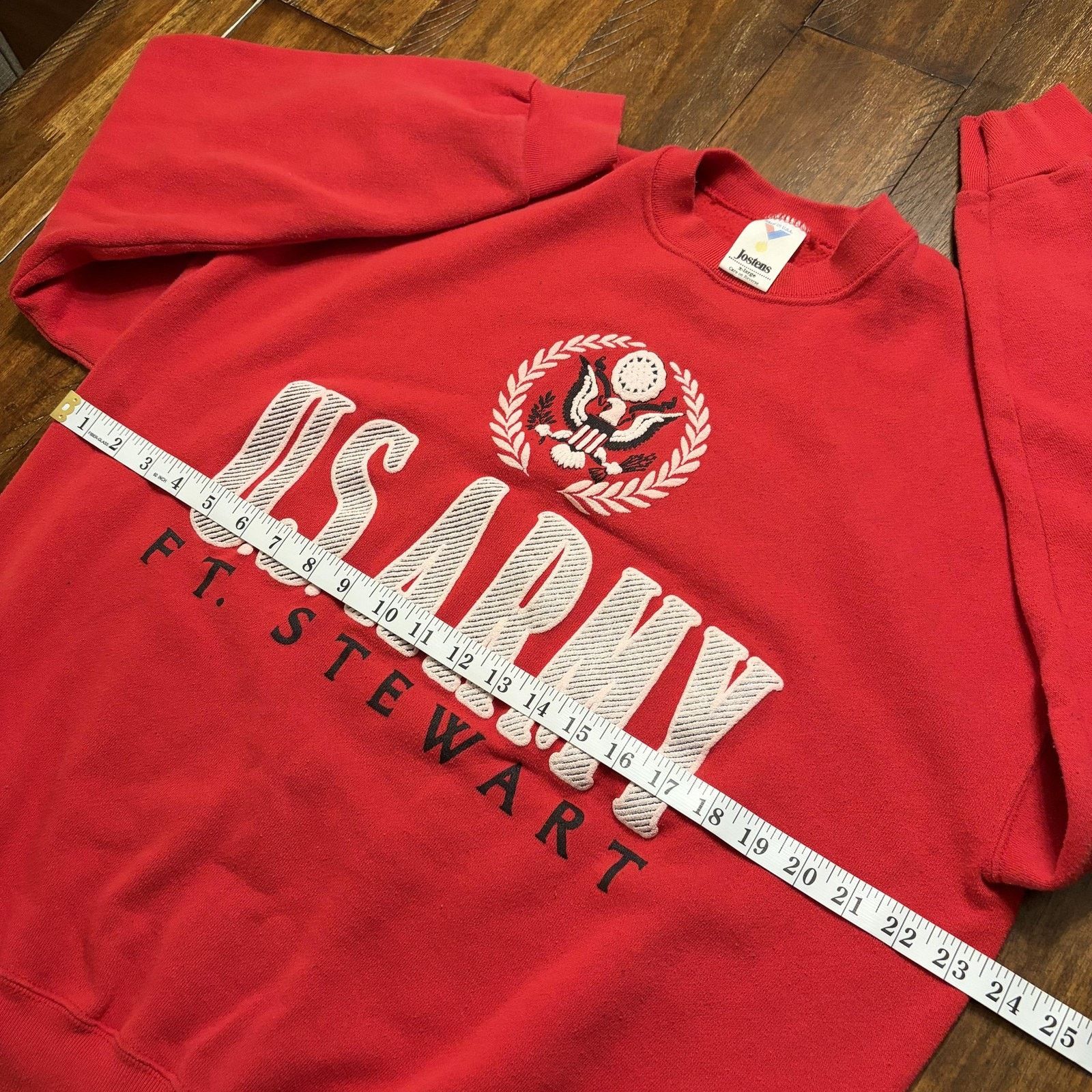 Vintage Vintage Jostens US Army Ft Stewart Sweatshirt Mens XL USA Size US XL / EU 56 / 4 - 7 Thumbnail