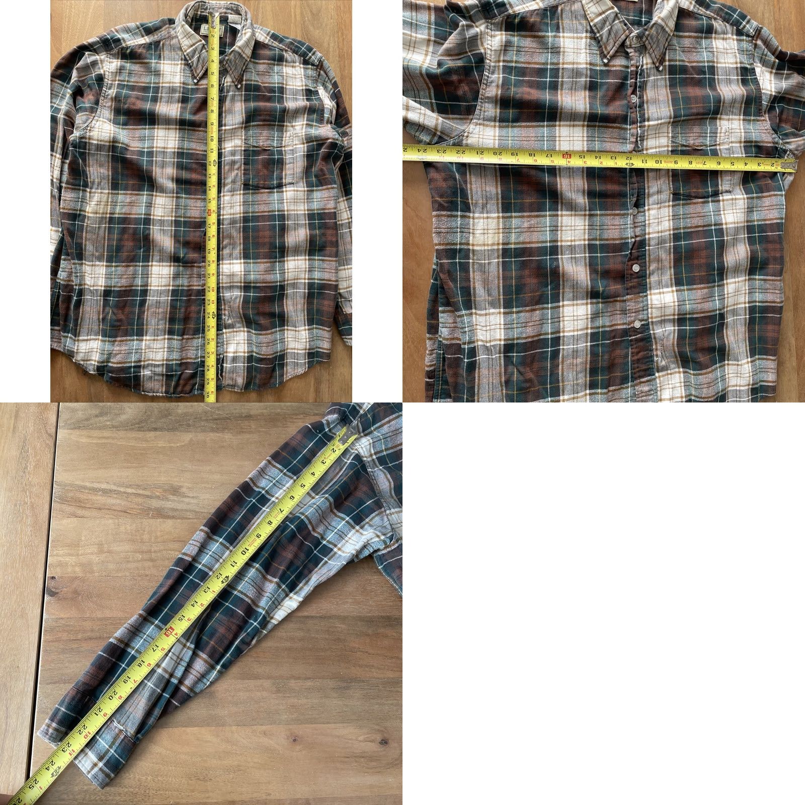 Vintage VINTAGE L.L. Bean Flannel Shirt Mens XL Plaid Button-Down Long Sleeve Work 90s USA Size US XL / EU 56 / 4 - 9 Thumbnail