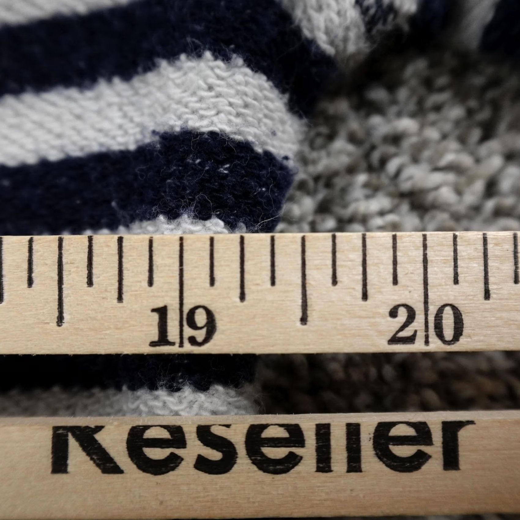 Ralph Lauren Ralph Lauren Sweater Womens L Blue White Stripe Knit Pullover Crew Neck Raglan Sleeve 100% Cotton Striped Knit Size L / US 10 / IT 46 - 7 Thumbnail
