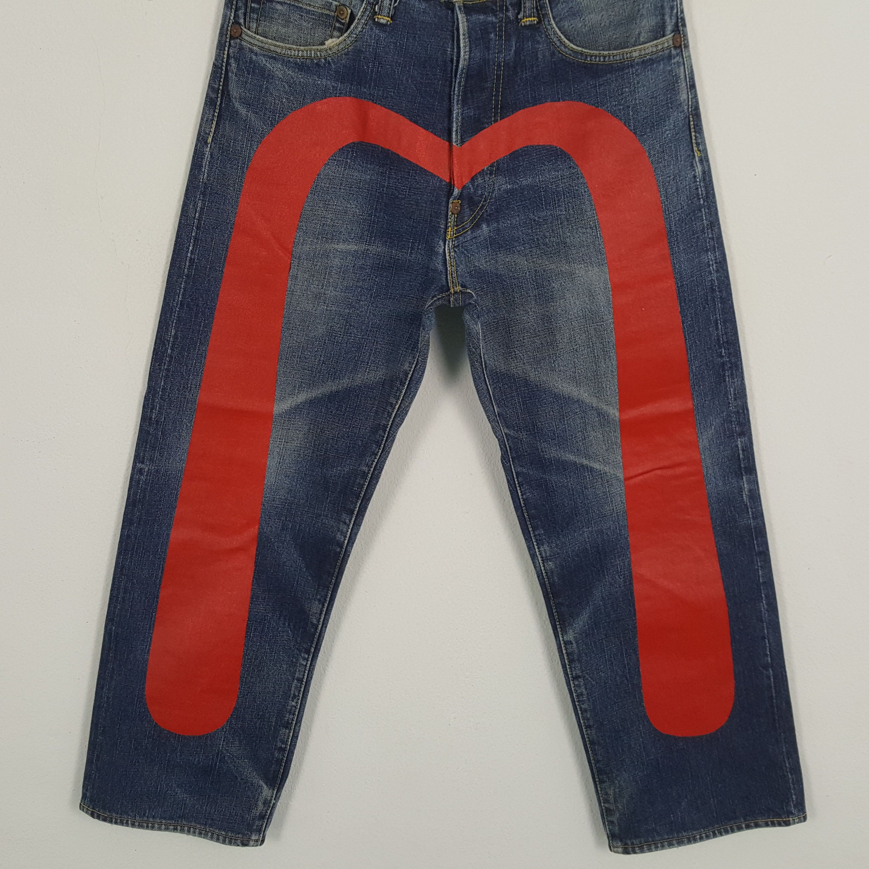 Evisu × Japanese Brand × Vintage Vintage EVISU Japanese Brand Daicock Custom Style Jeans Size US 28 / EU 44 - 3 Thumbnail