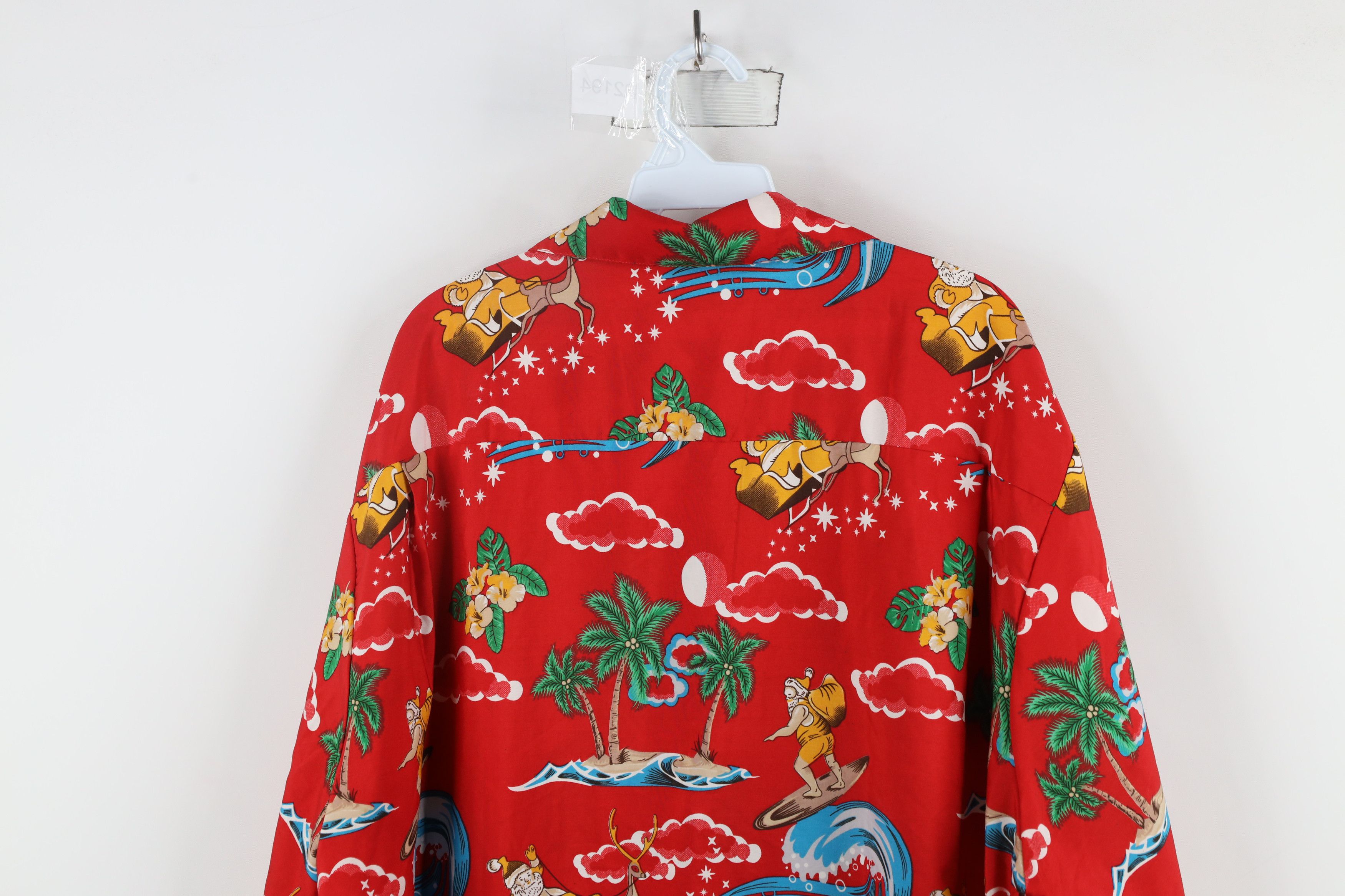Vintage Vintage 90s Streetwear Claus Surfing Hawaiian Button Shirt Size US XL / EU 56 / 4 - 14 Thumbnail