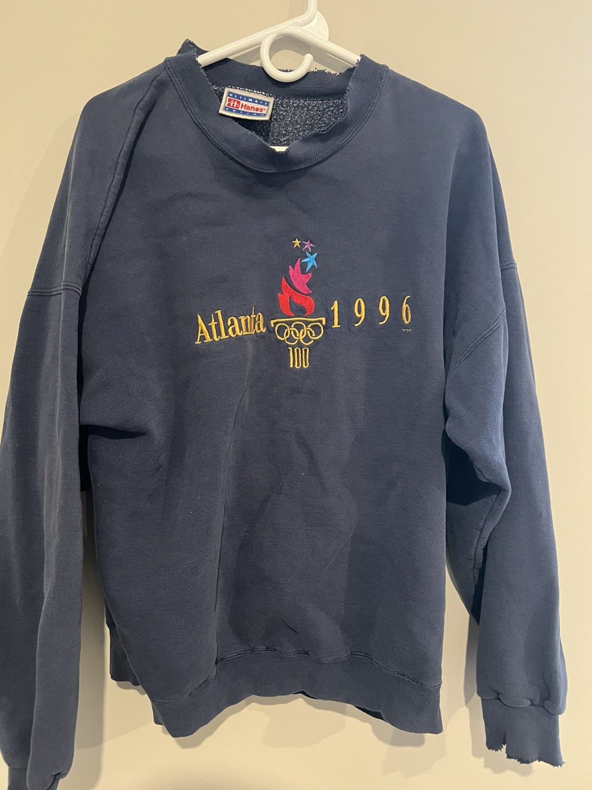 Hanes Olympics @Atlanta Sweater Size US XL / EU 56 / 4 - 1 Thumbnail