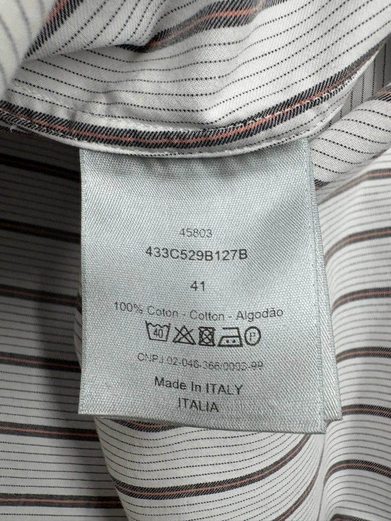Dior Dior Embroidered Striped Shirt in Excellent Condition-2505 Size US M / EU 48-50 / 2 - 7 Thumbnail