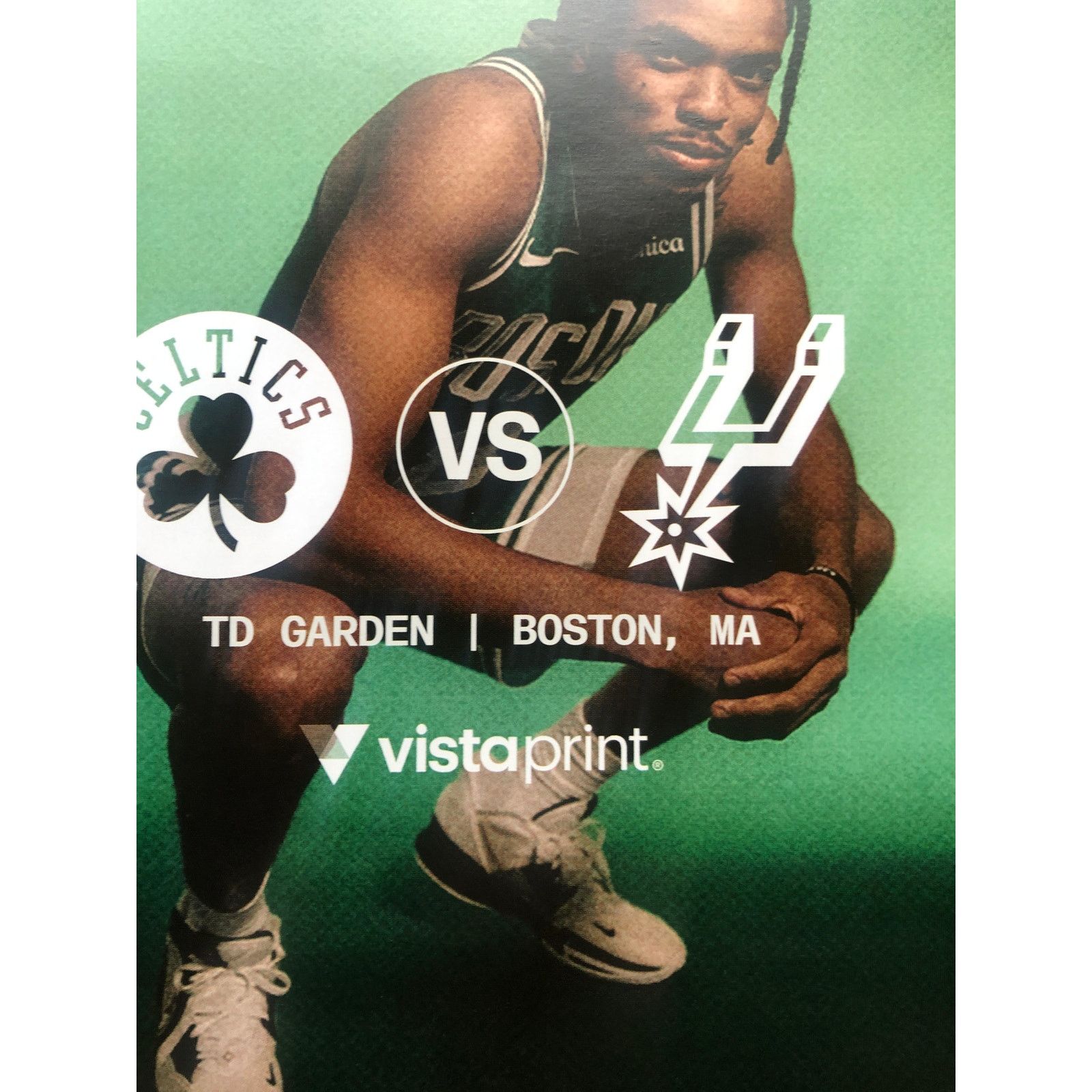 NBA Boston Celtics v San Antonio Spurs 1/10/26 Poster Minott Size ONE SIZE - 4 Thumbnail