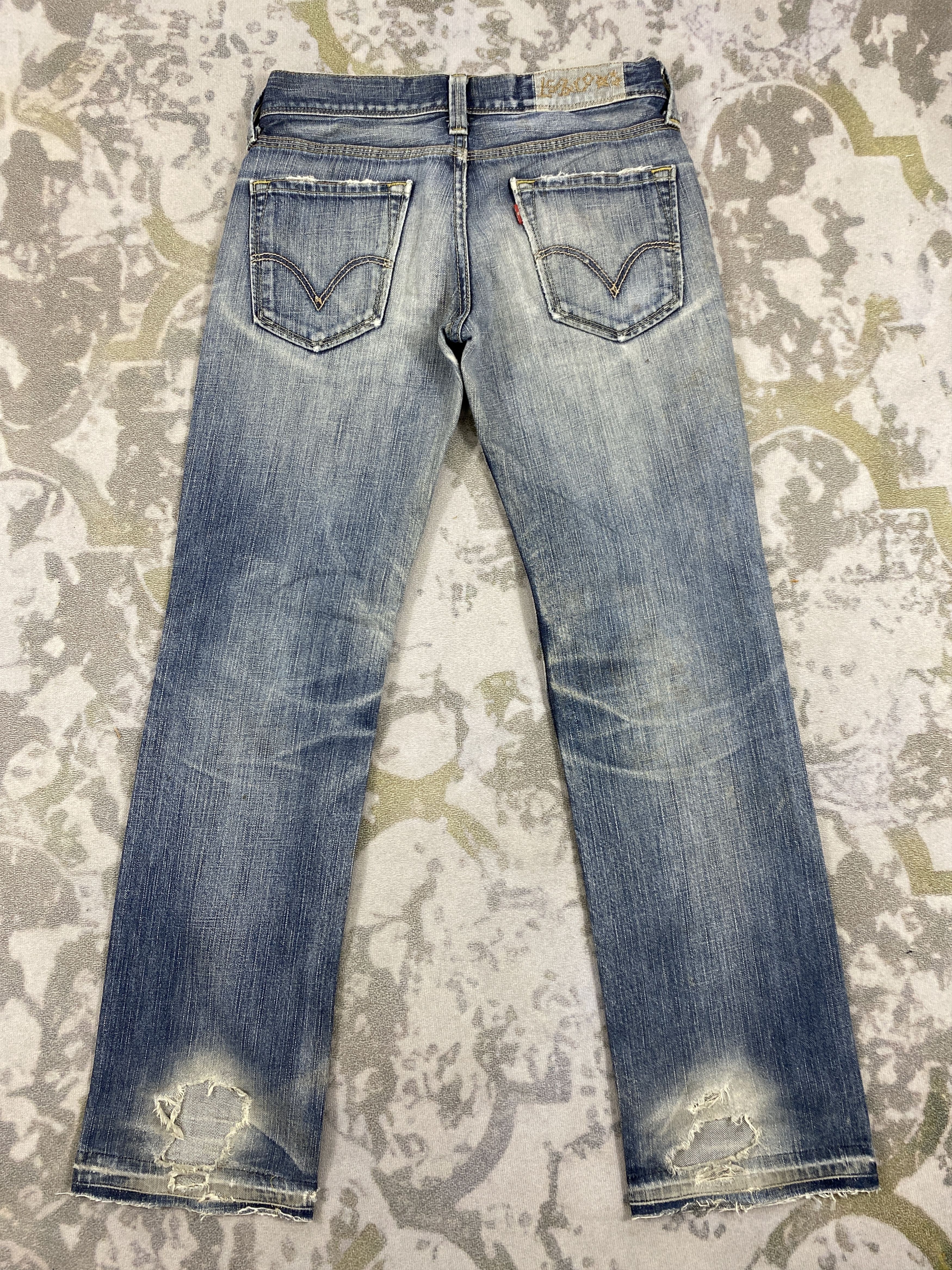 Levi's Distressed Blue Vintage Levi's Jeans 30x29.5 Denim- JN3709 Size 30" / US 8 / IT 44 - 2 Thumbnail