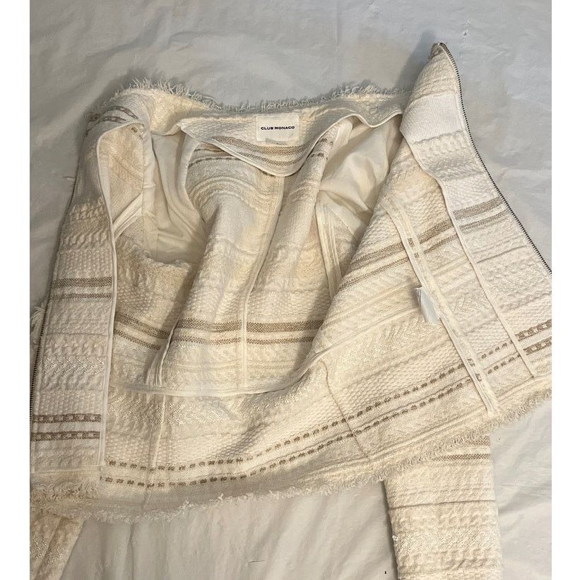 Club Monaco Club Monaco Blazer collarless jacket Front Zip Size: 4 Size S / US 4 / IT 40 - 5 Thumbnail