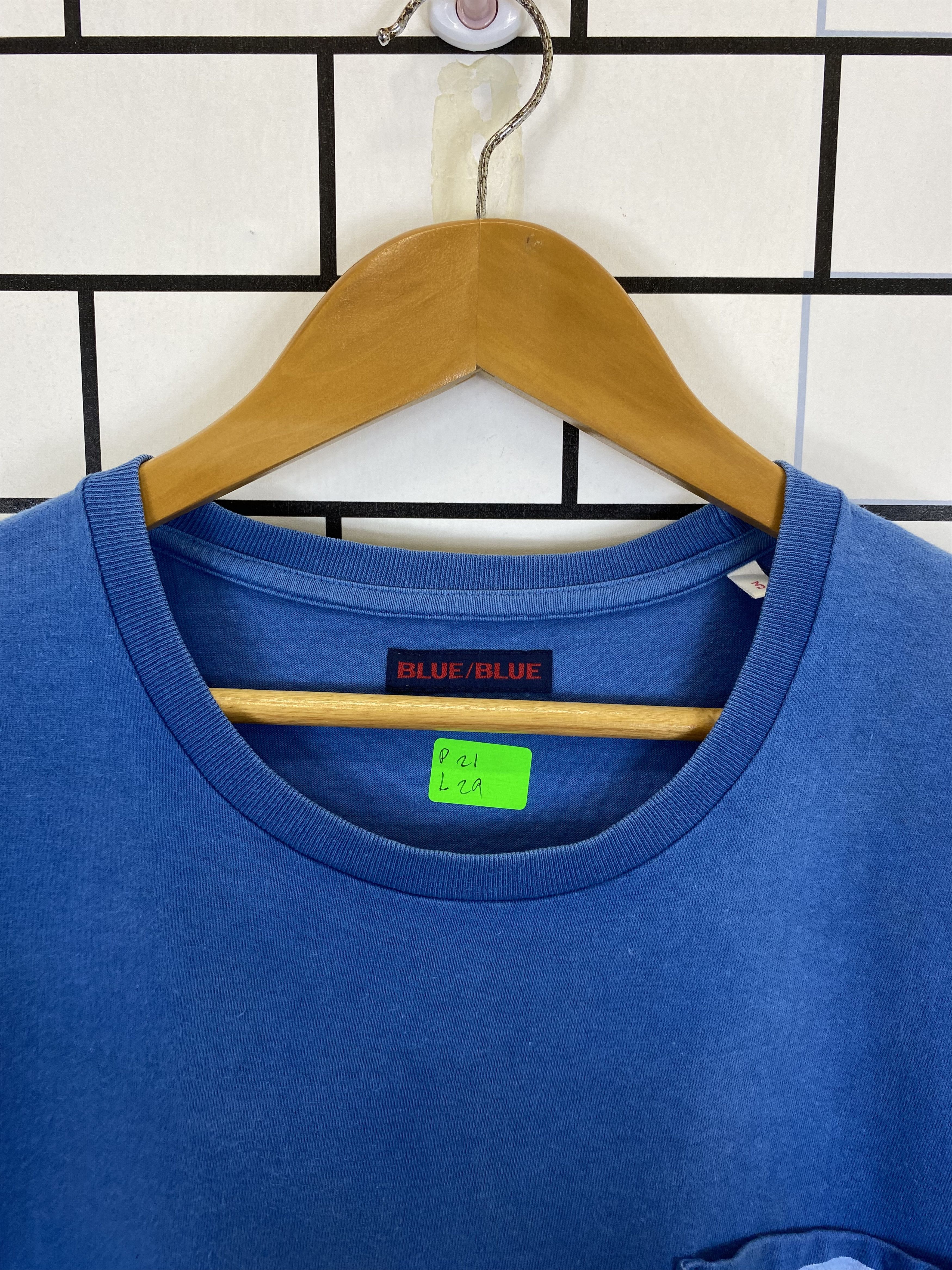 Blue Blue Japan Vintage Y2K Japanese Brand Blue Blue T-Shirt Size US L / EU 52-54 / 3 - 5 Thumbnail