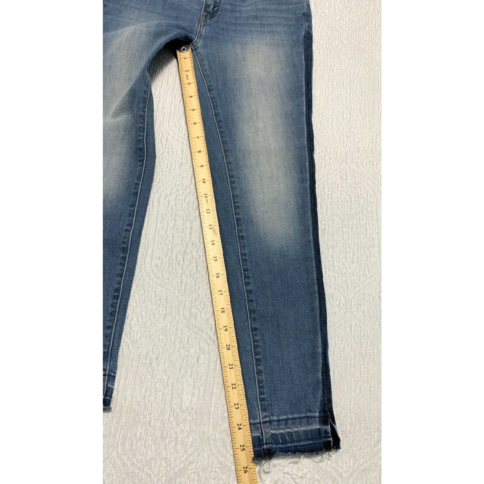 Levi's VINTAGE Levis 535 Levis 535 Super Skinny Women's Jeans Size 26 Blue Faded Stretch Size 26" / US 2 / IT 38 - 5 Thumbnail