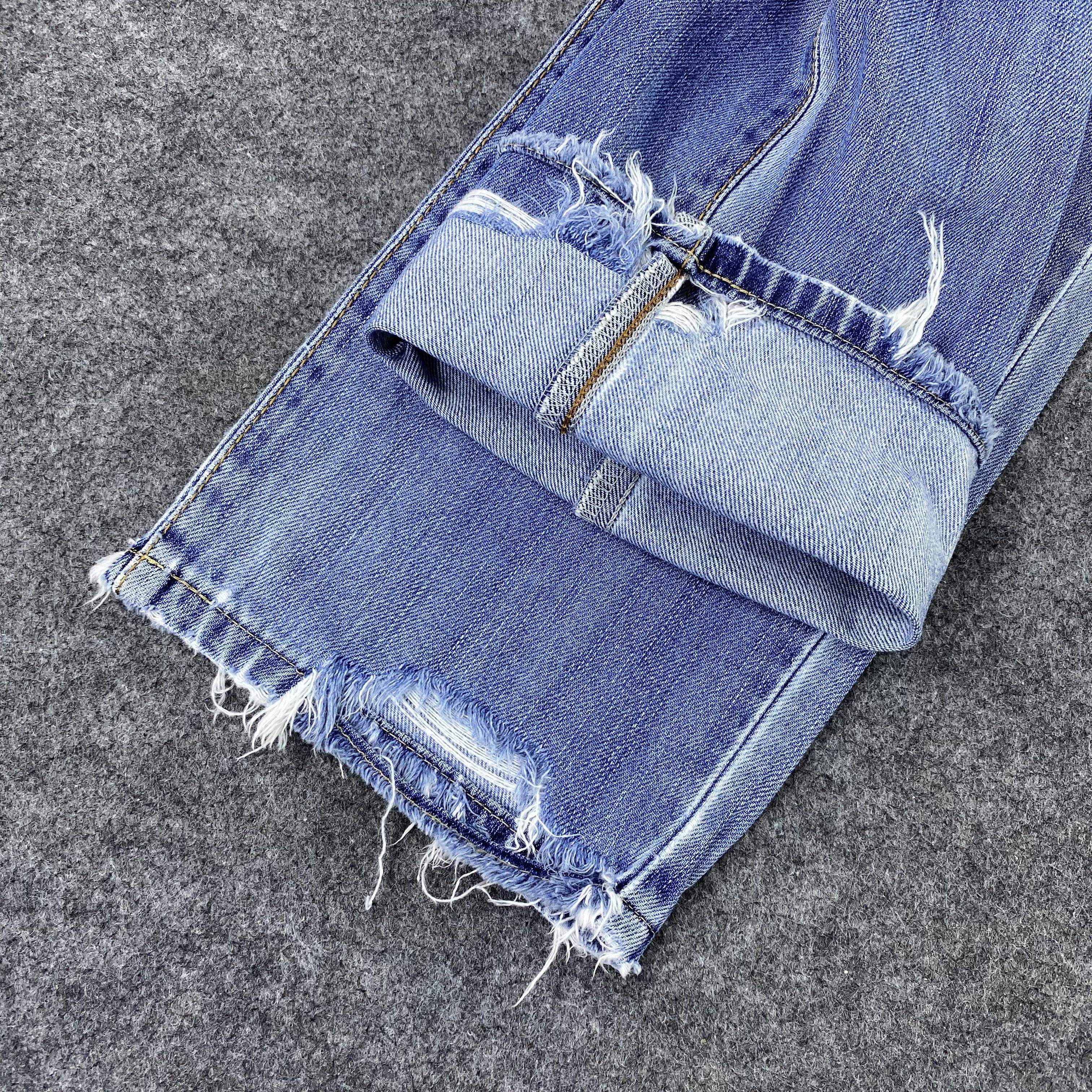 Edwin × Japanese Brand × Vintage Vintage Edwin 403 Blue Wash Denim-J1184 Size US 32 / EU 48 - 14 Thumbnail