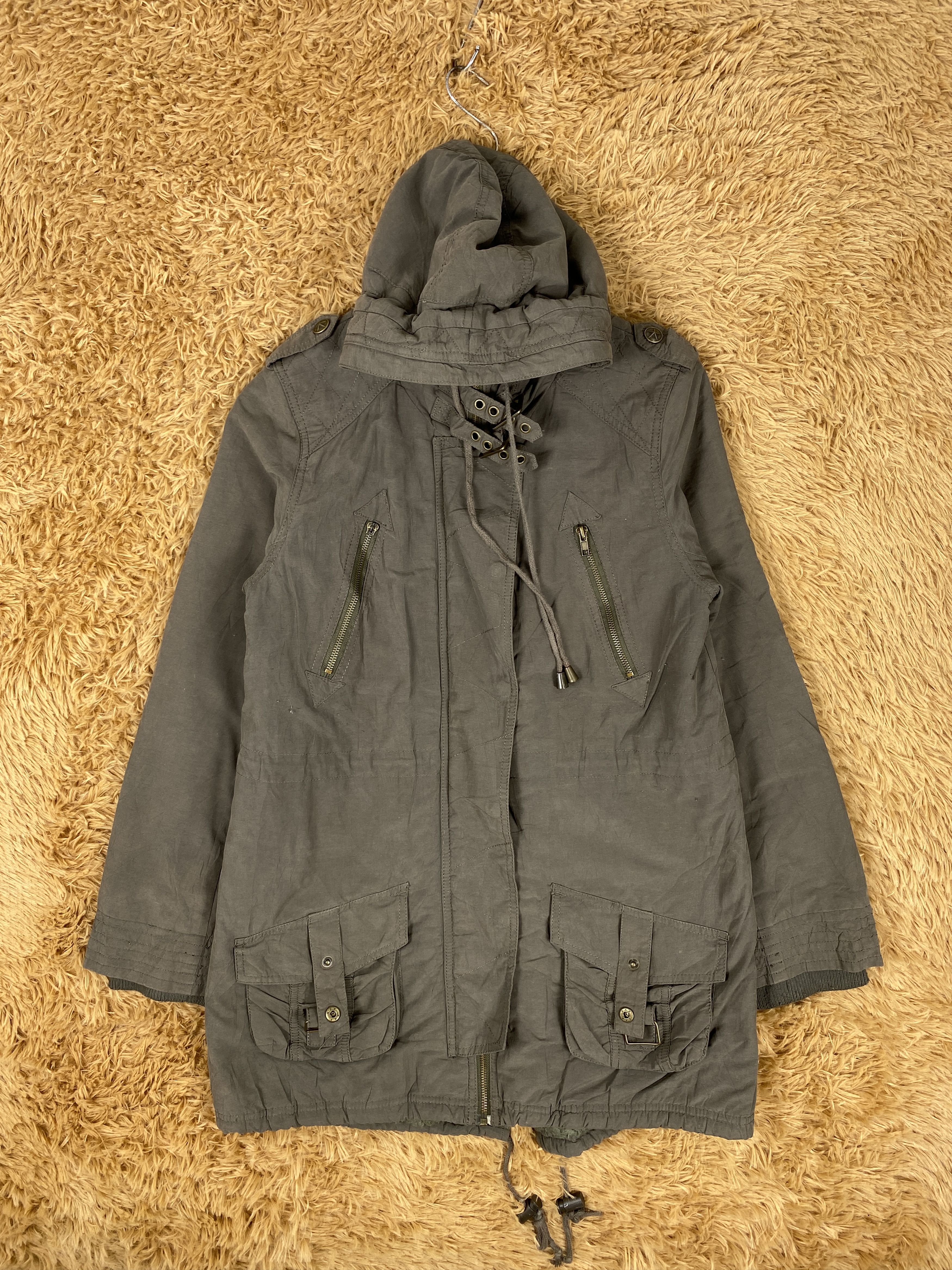 Japanese Brand Vintage Japanese Brand Hoodie Sherpa Lining Parkas J2191 Size US S / EU 44-46 / 1 - 1 Thumbnail