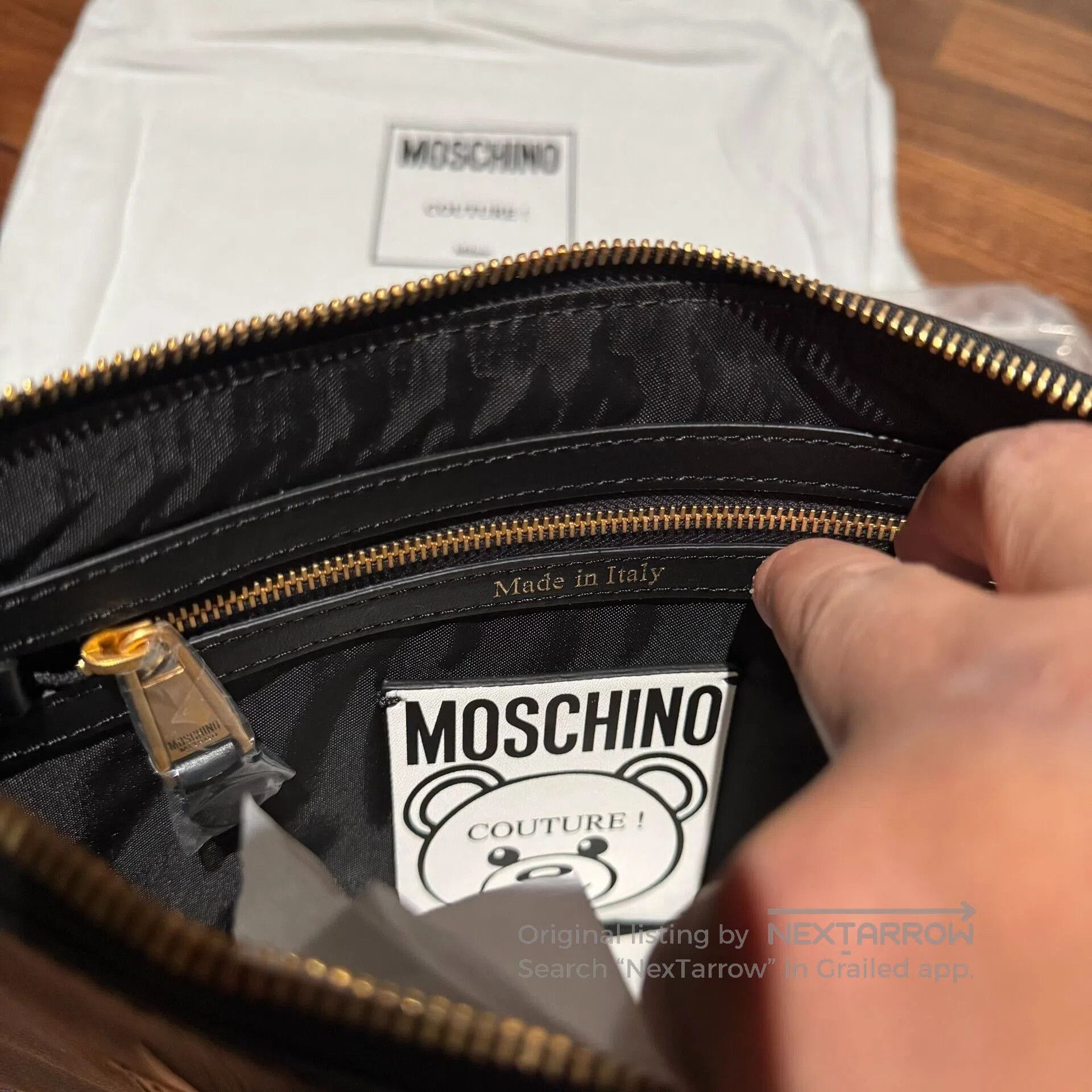Moschino Moschino Bear Clutch Handbag. Size ONE SIZE - 8 Thumbnail
