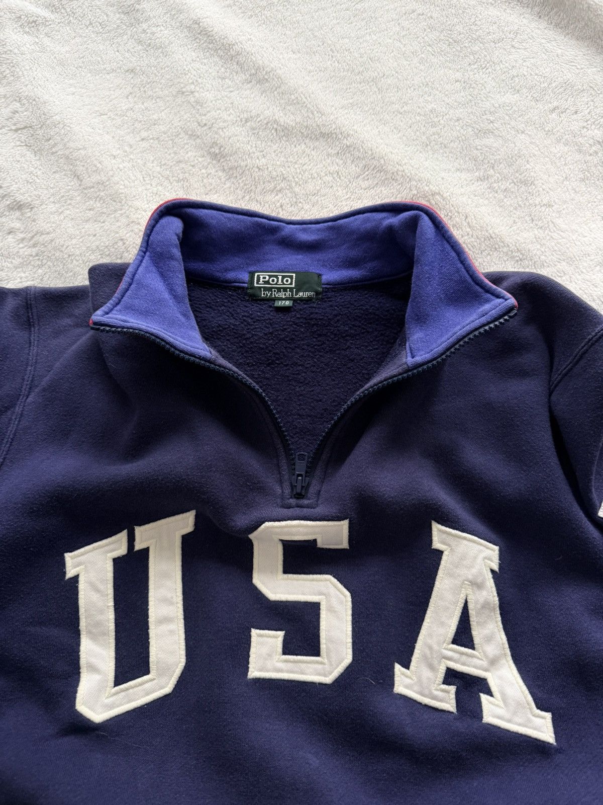 Polo Ralph Lauren polo ralph lauren USA quarter zip patch sweatshirt Size US S / EU 44-46 / 1 - 6 Thumbnail