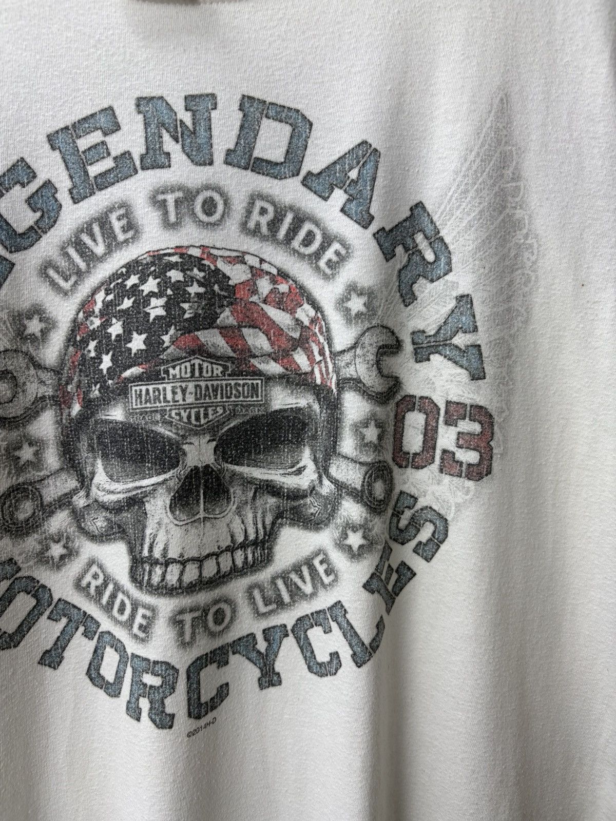 Harley Davidson Harley-Davidson Long Sleeve Tee Biker Graphic 90s–Y2K Moto Size US L / EU 52-54 / 3 - 12 Thumbnail