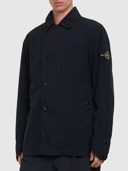 Stone Island o1lsvrm0425 Double Breasted Peacoat in Navy Size US L / EU 52-54 / 3 - 3 Thumbnail