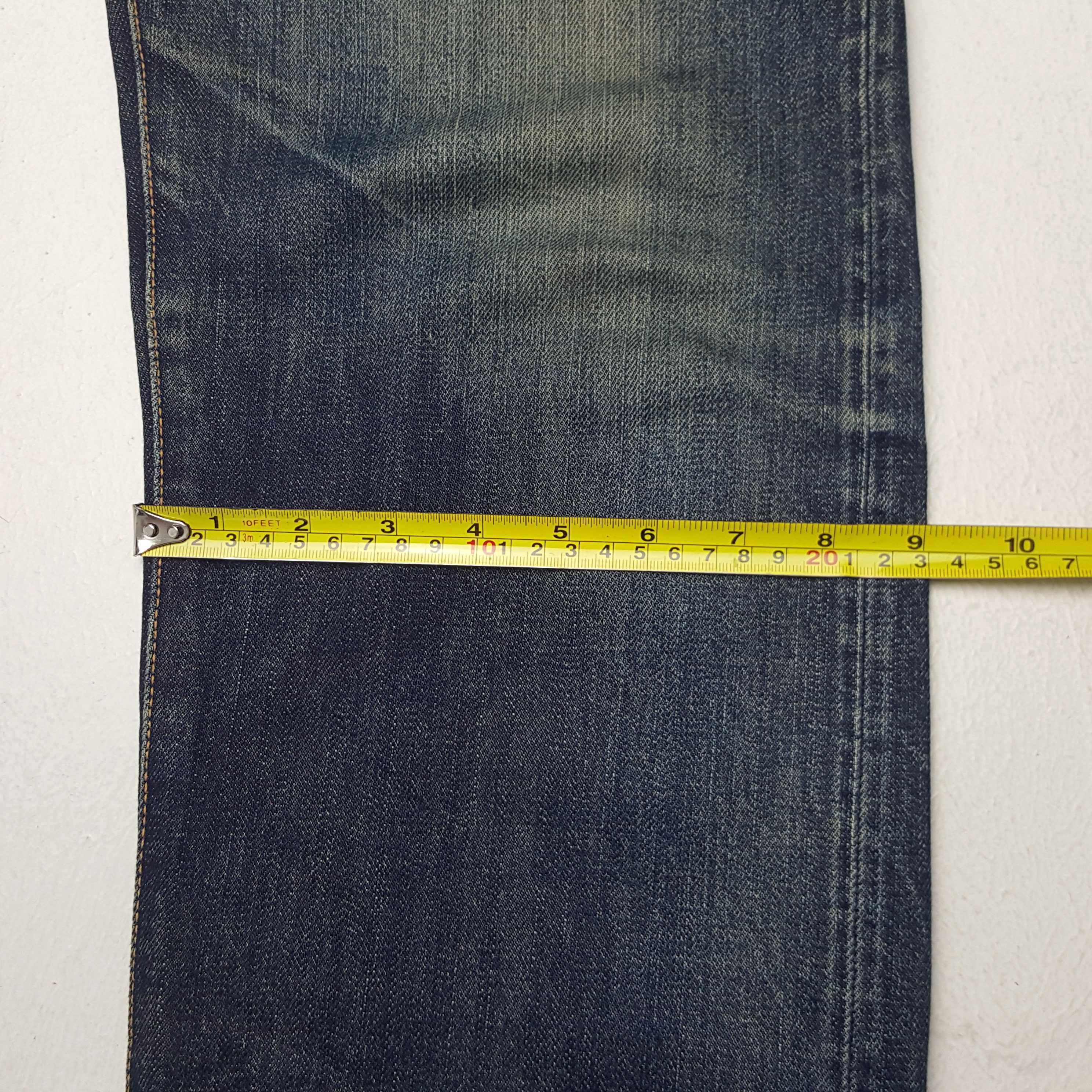 Evisu × Japanese Brand × Vintage Vintage Evisu Yamane Selvedge Custom Diacock Denim Jeans Size US 29 - 10 Thumbnail