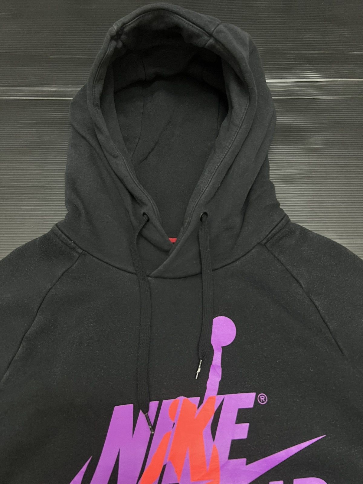 Vintage Y2K FADED NIKE AIR JORDAN BIG LOGO HOODIE Size US M / EU 48-50 / 2 - 5 Thumbnail