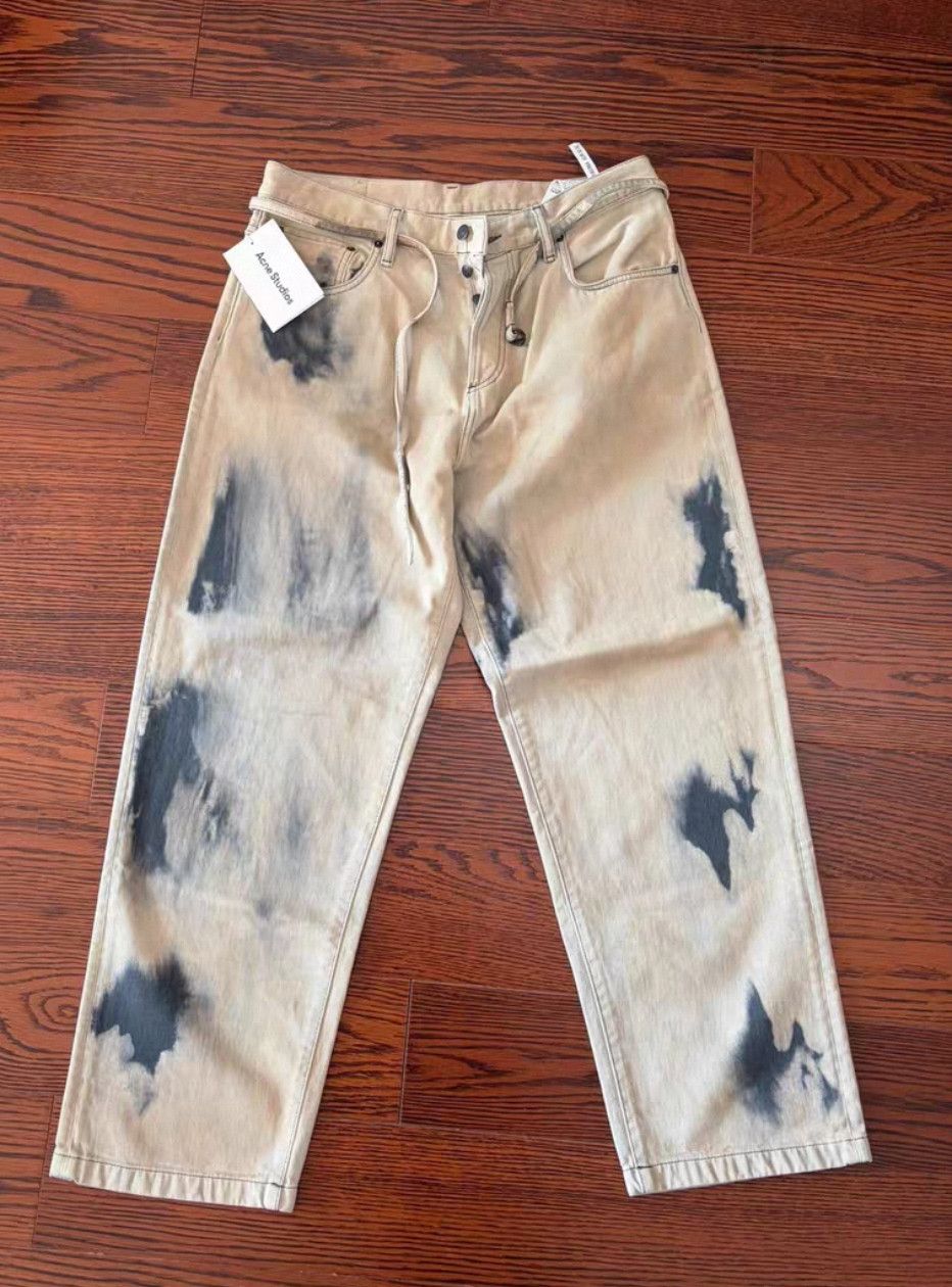 Acne Studios ACNE STUDIOS 1991 Tie-dye old wide-leg pants 2409-Nextarrow Size US 32 / EU 48 - 1 Thumbnail