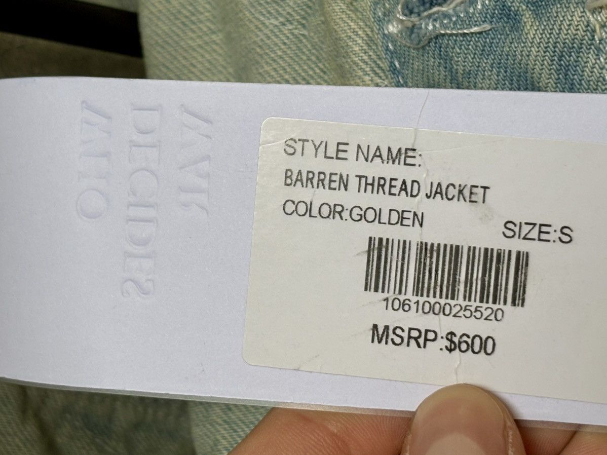 Who Decides War WHO DECIDES WAR Barren Thread Jacket Golden Size Small Size US S / EU 44-46 / 1 - 3 Thumbnail