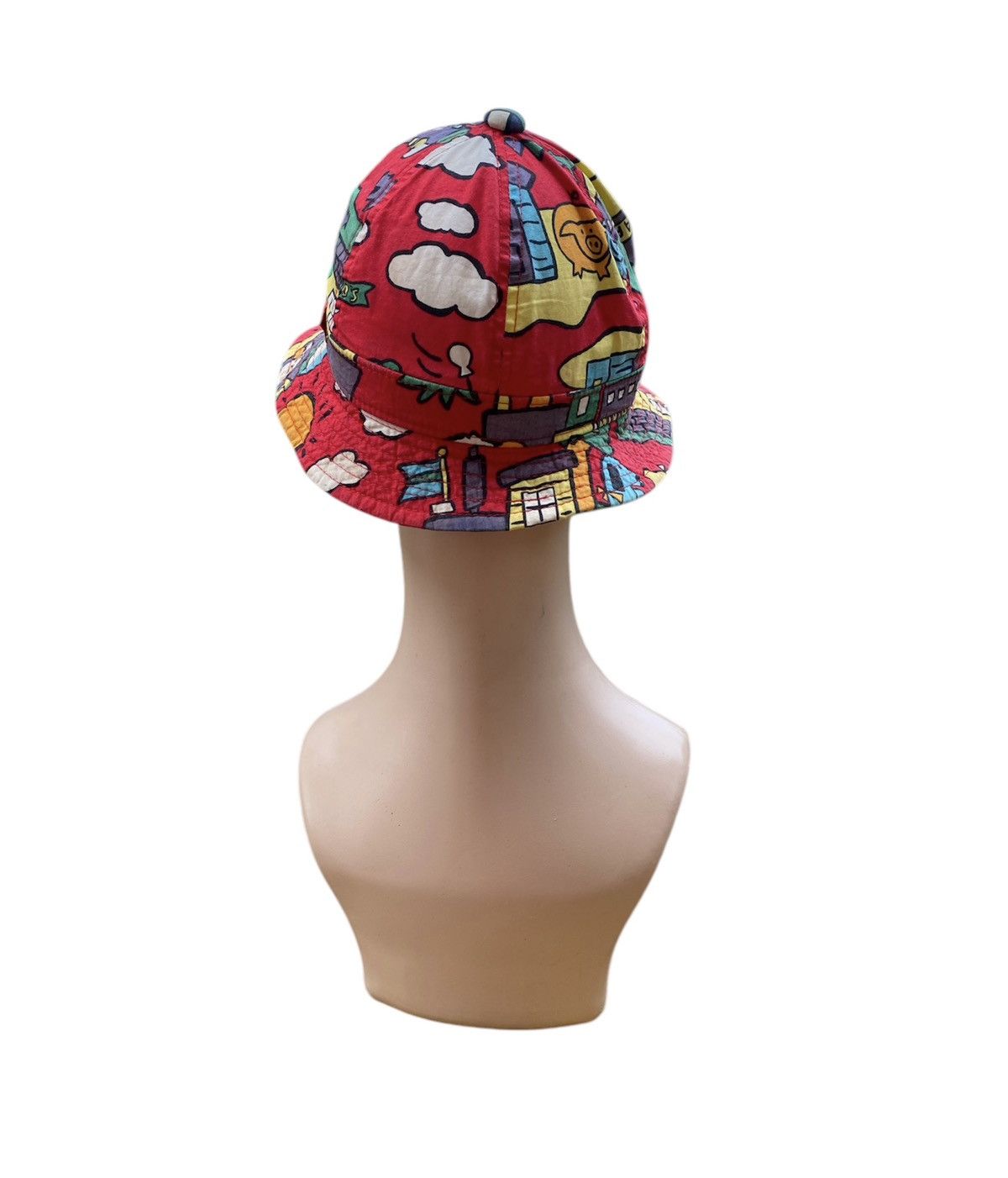 Designer × Japanese Brand Miki House Art Cartoon Bucket Hat Kid Size ONE SIZE - 3 Thumbnail
