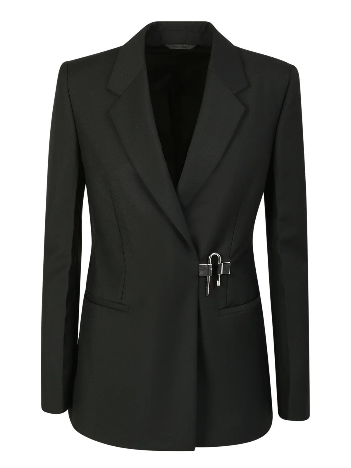 Givenchy o1w1db10325 Fitted U-Lock Jacket in Black Size S / US 4 / IT 40 - 1 Thumbnail
