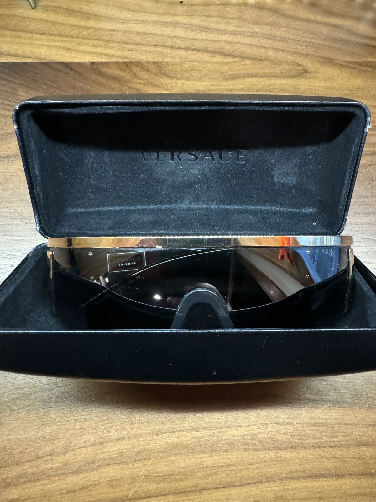 Versace tribute visor sunglasses sales