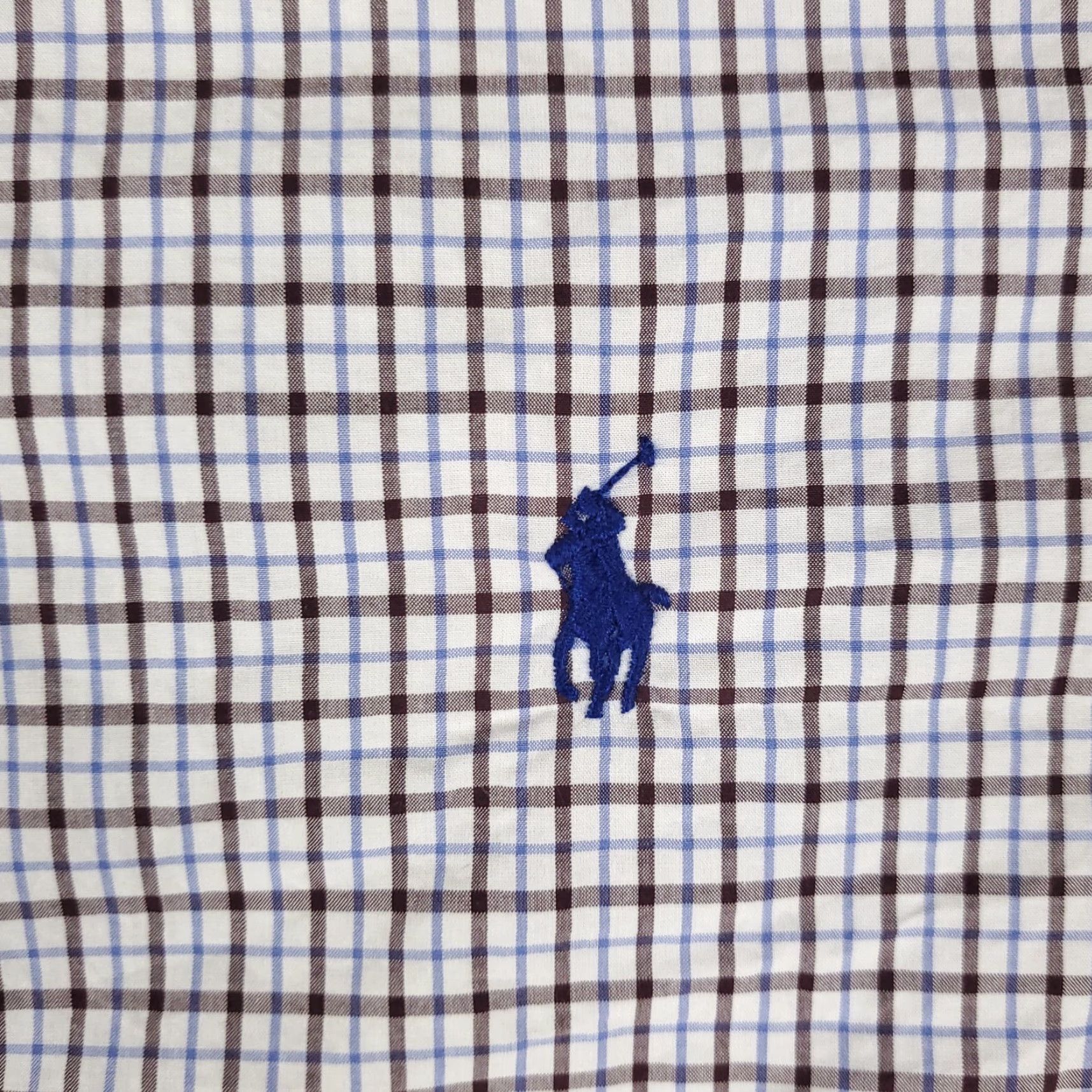 Ralph Lauren Ralph Lauren Shirt Large Blue Plaid Pony Casual Button Up Long Sleeve Classic Mens Size US L / EU 52-54 / 3 - 2 Thumbnail