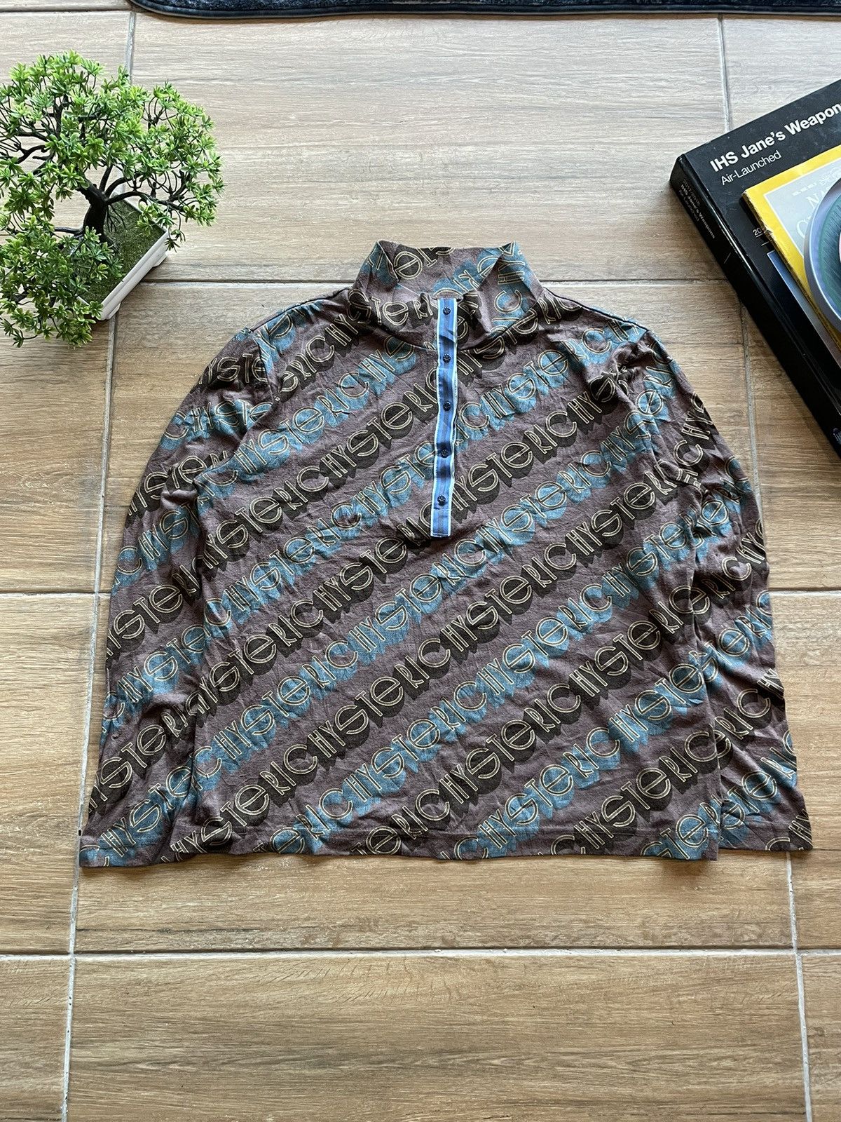 Hysteric Glamour × Vintage Hysteric Glamour Script Overprint Shirt Size S / US 4 / IT 40 - 1 Thumbnail