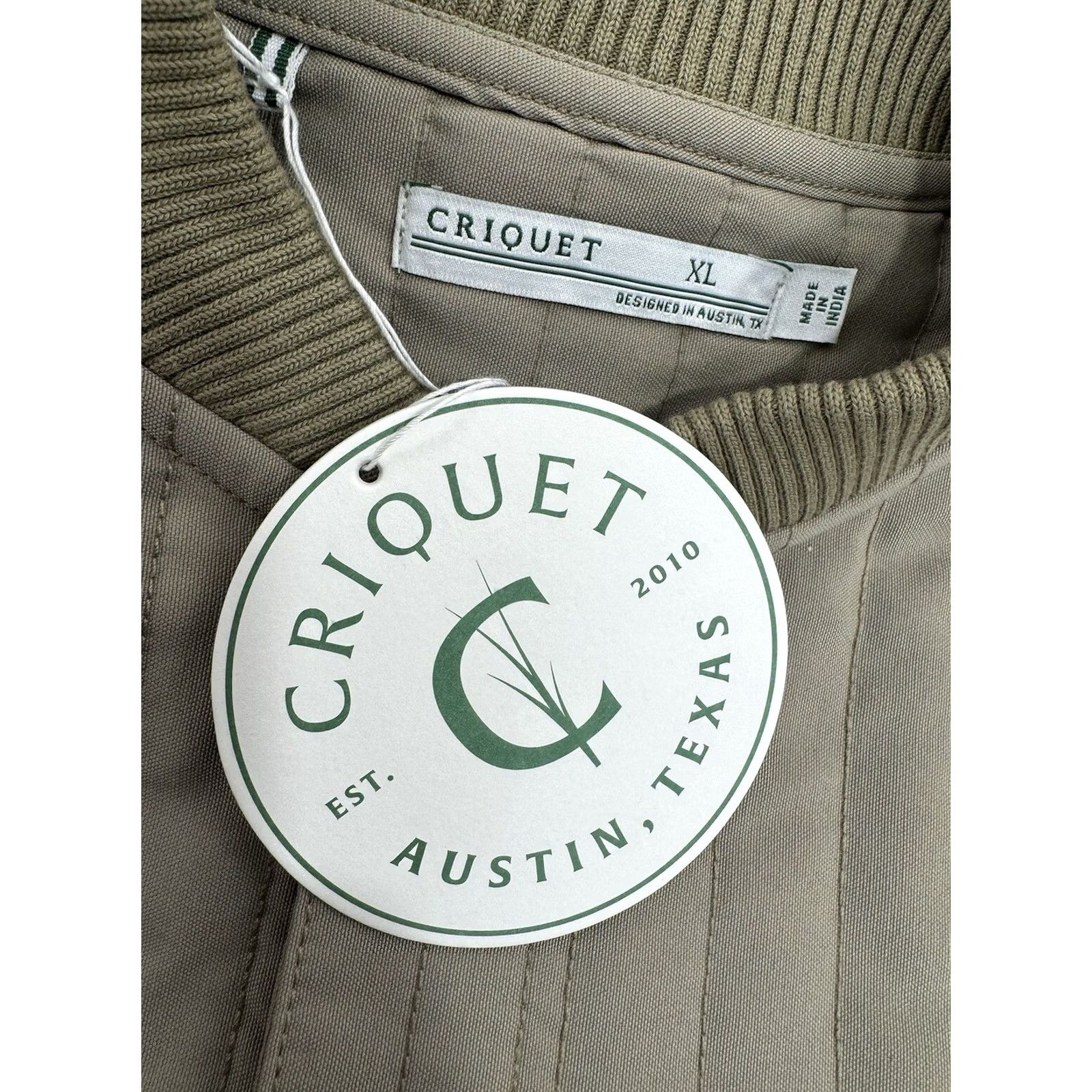 Carhartt CRIQUET Jacket - Bomber - Work Ranch Field - Khaki/Greenish Beige - XL - NEW w TAG - Mens Size US XL / EU 56 / 4 - 4 Thumbnail