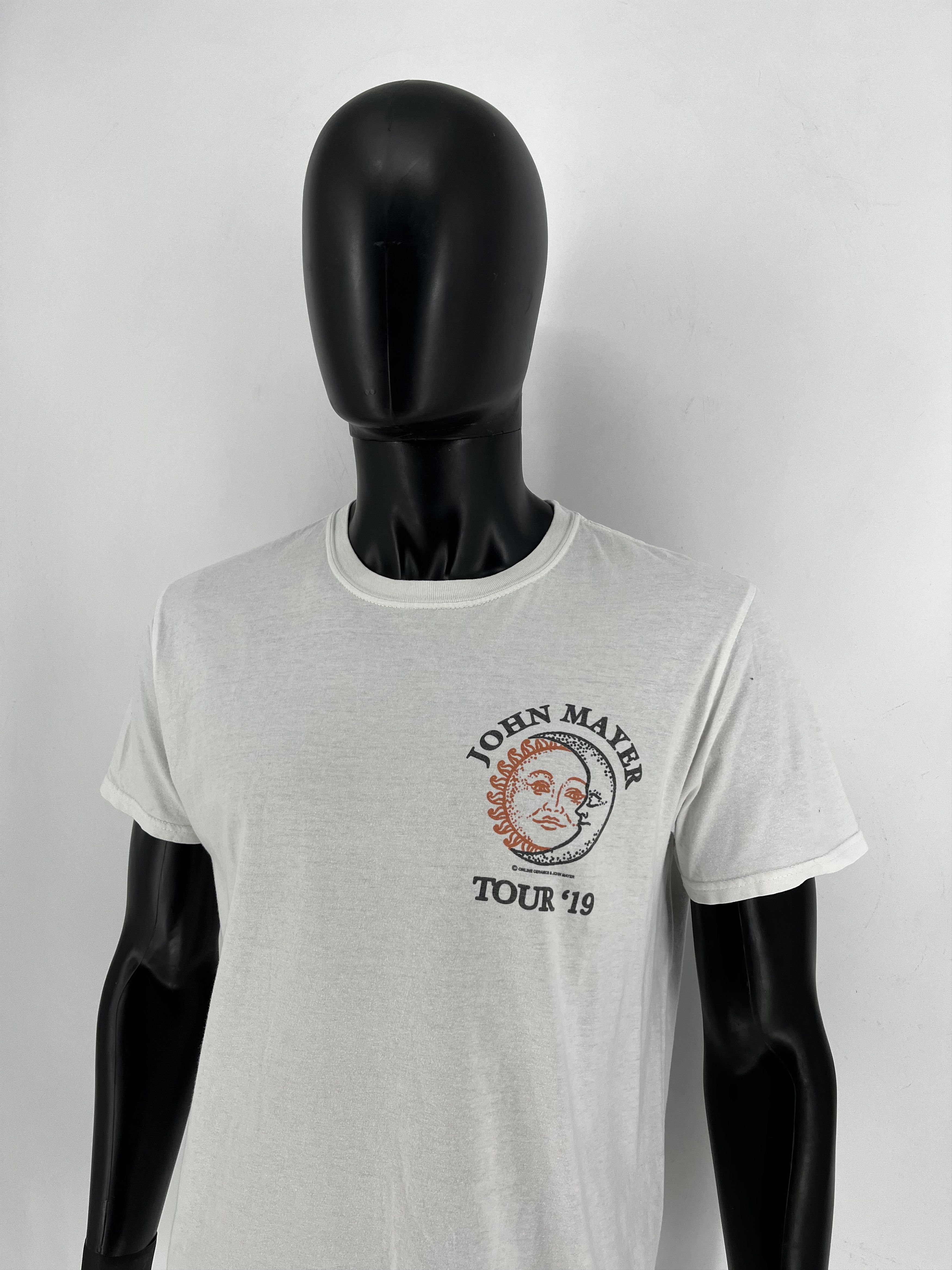 Band Tees John Mayer Tour Shirt Adult White Music Concert Y2K Size US L / EU 52-54 / 3 - 6 Thumbnail