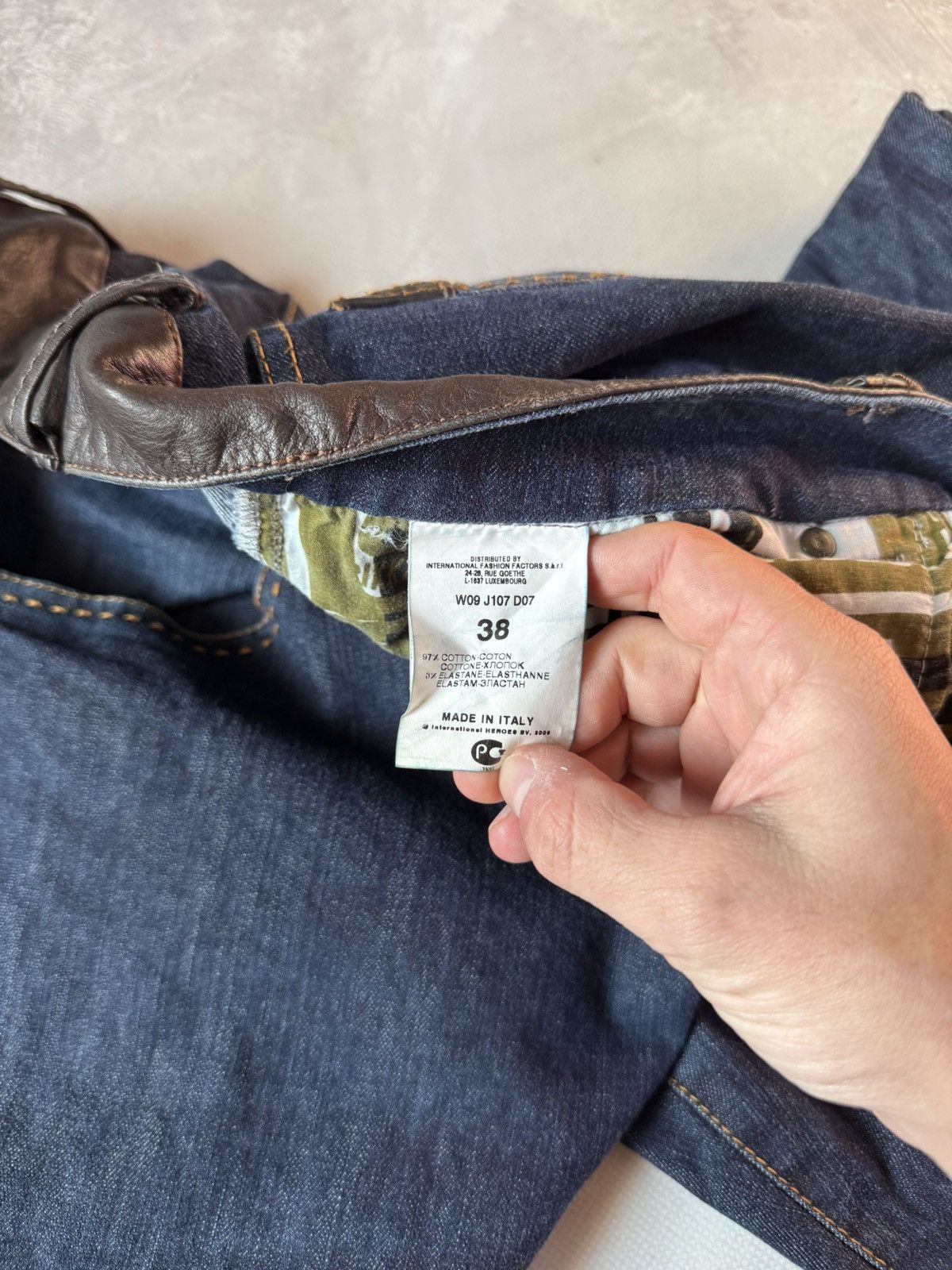Dirk Bikkembergs Dirk Bikkembergs Blue Denim Pants Size US 38 / EU 54 - 13 Thumbnail