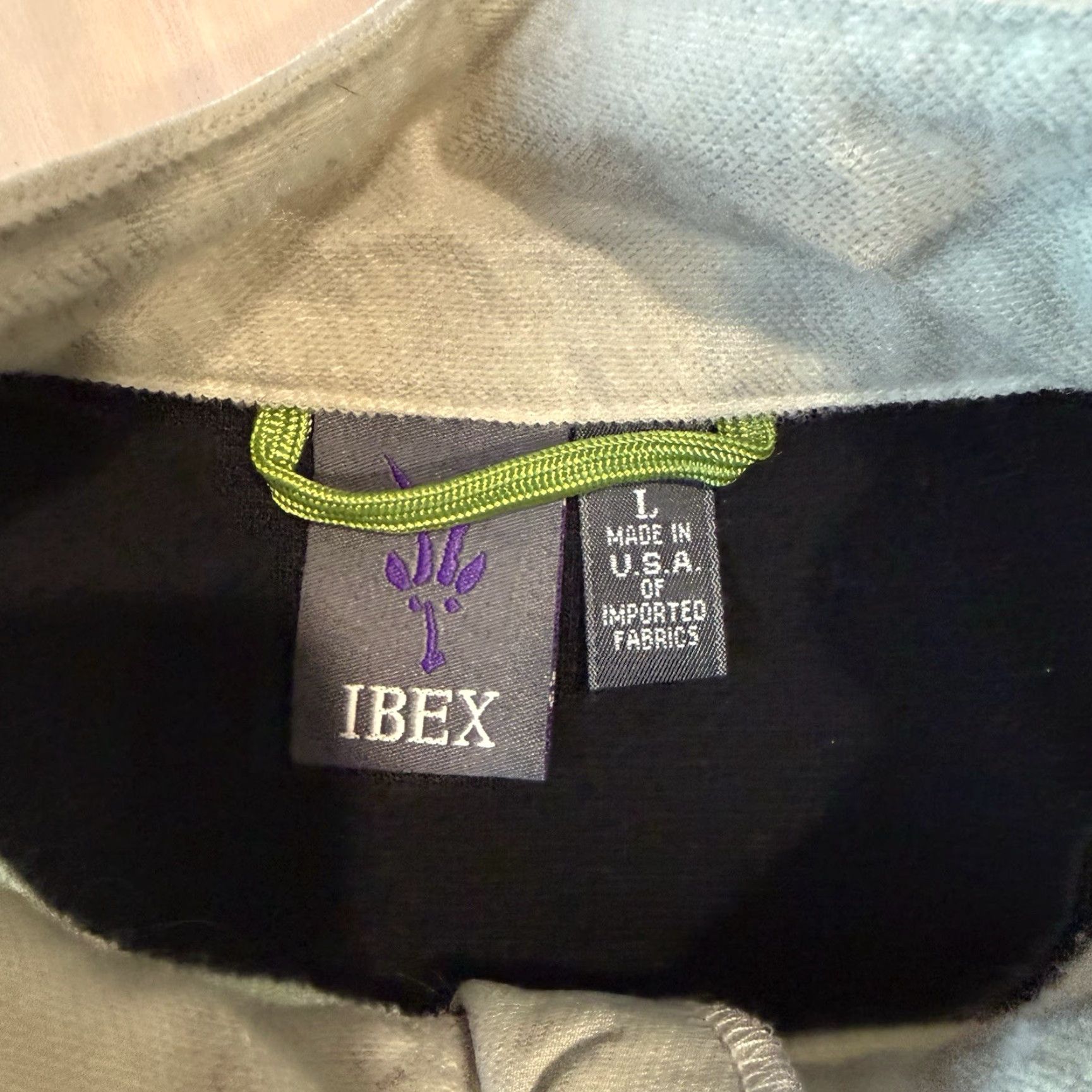Vintage Ibex Sweater Jacket Women's Large Cream Black Full Zip Utility Wool Outerwear Shirt (Jacket) Size L / US 10 / IT 46 - 7 Thumbnail