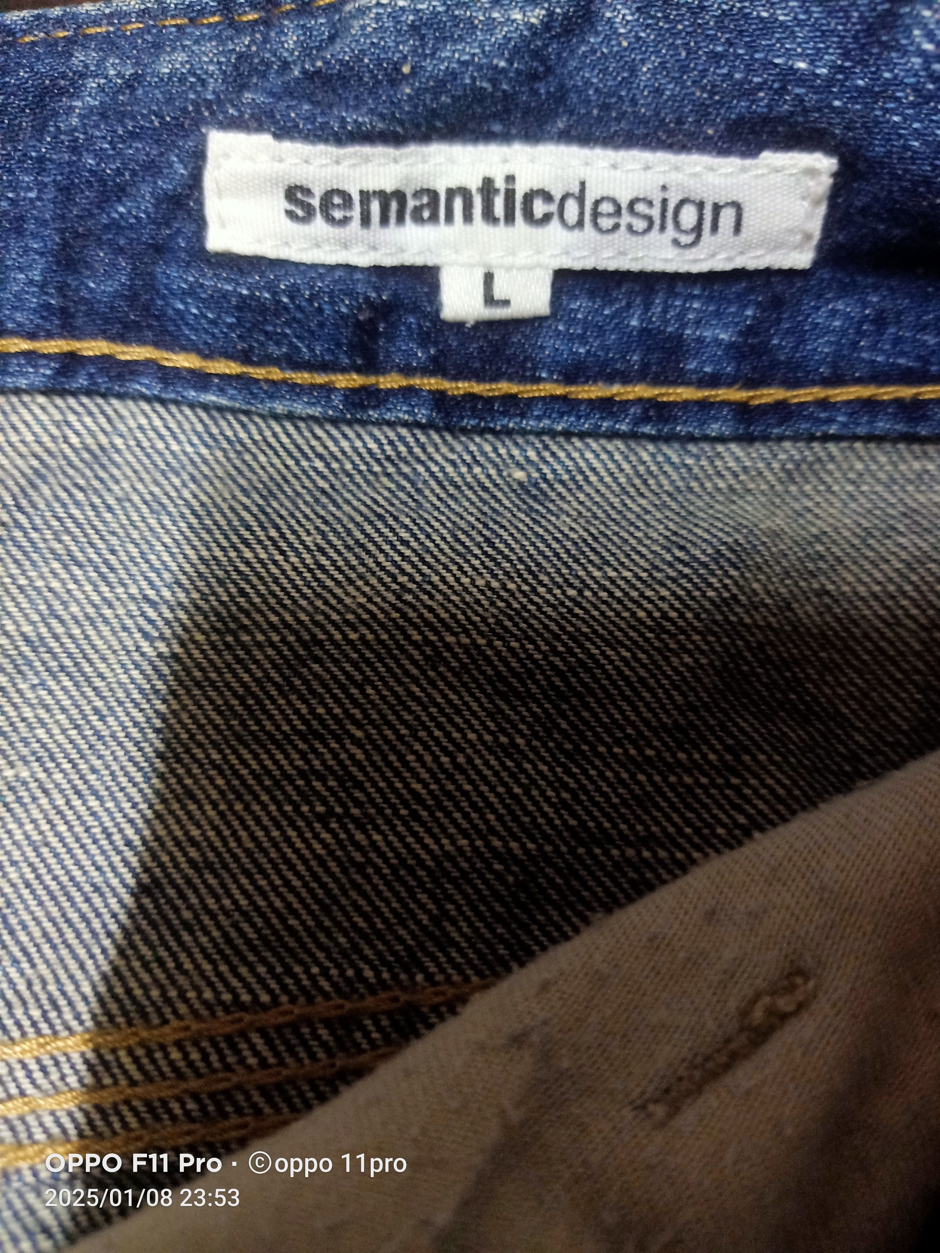 If Six Was Nine × Japanese Brand × semanticdesign Semantic Design Distressdenim flare Size US 33 - 8 Thumbnail
