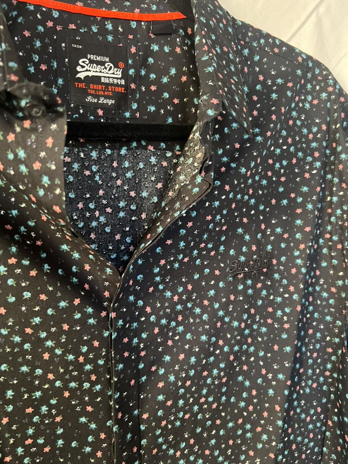 Superdry SuperDry Slim Fit Shirt Size US L / EU 52-54 / 3 - 2 Thumbnail