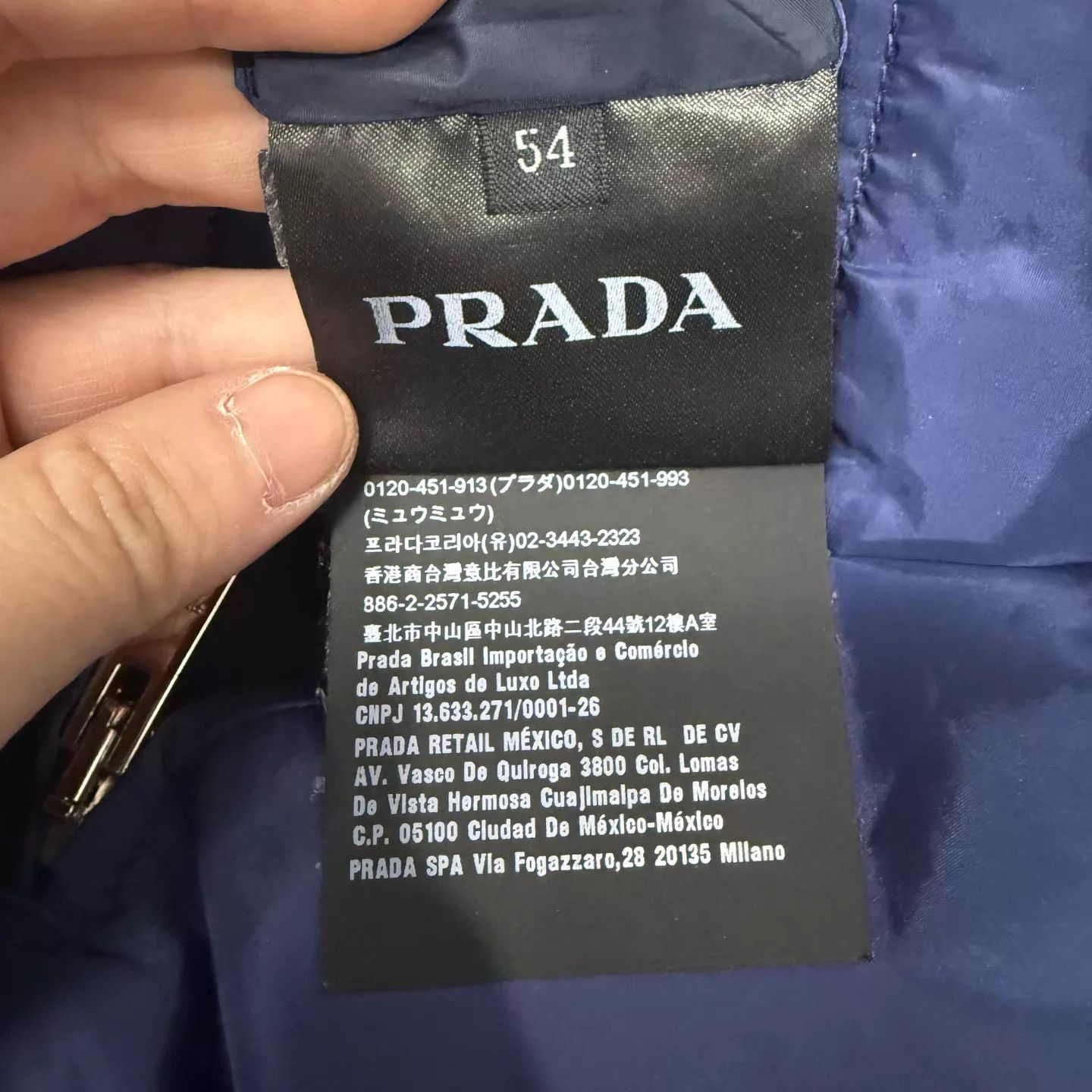 Prada PradaReversibleBlueTriangleLogoNylonJacket5495New Size US L / EU 52-54 / 3 - 4 Thumbnail