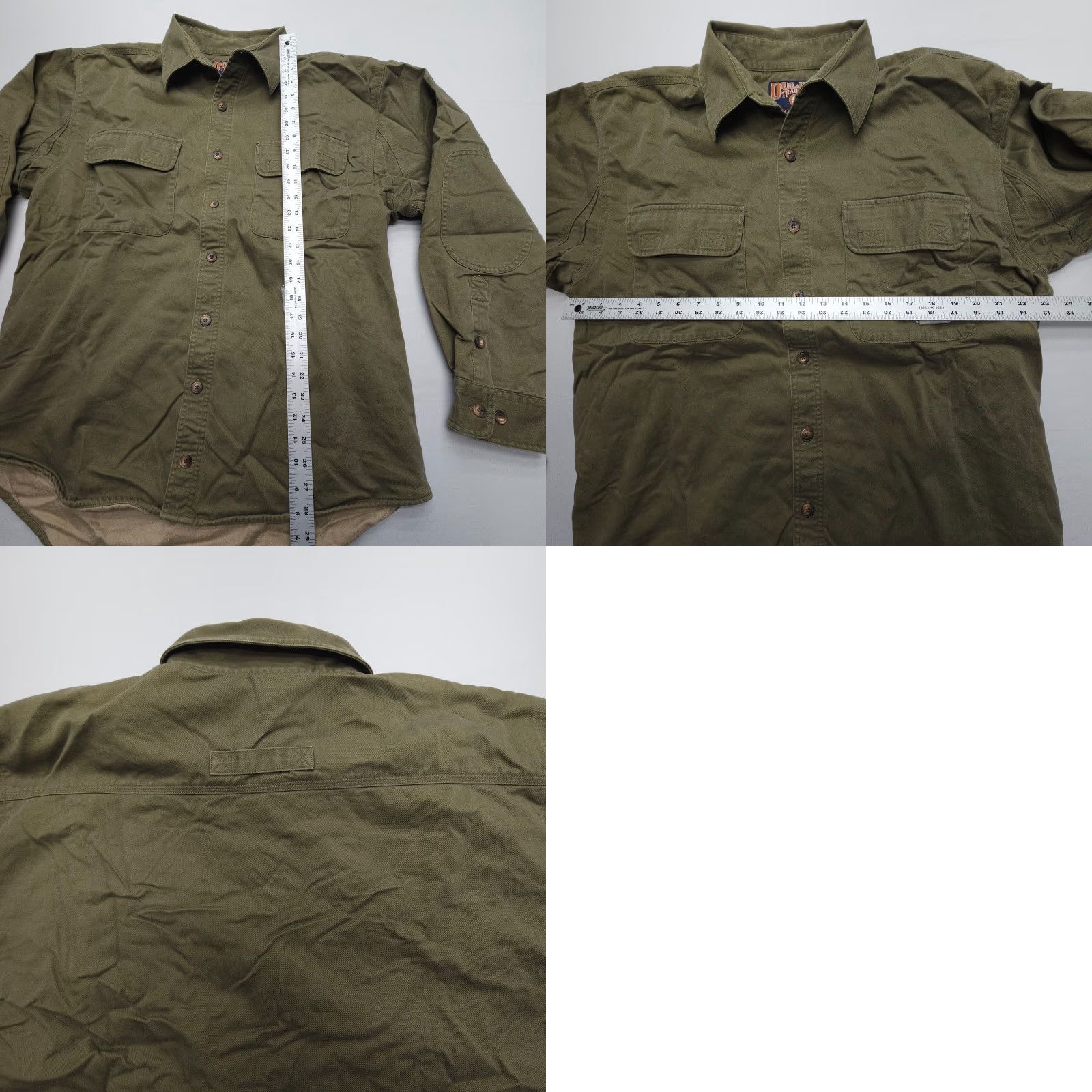 Vintage Duluth Trading Lined Shirt Jac Mens Large Green Outdoor Workwear Hunting Shacket Size US L / EU 52-54 / 3 - 8 Thumbnail