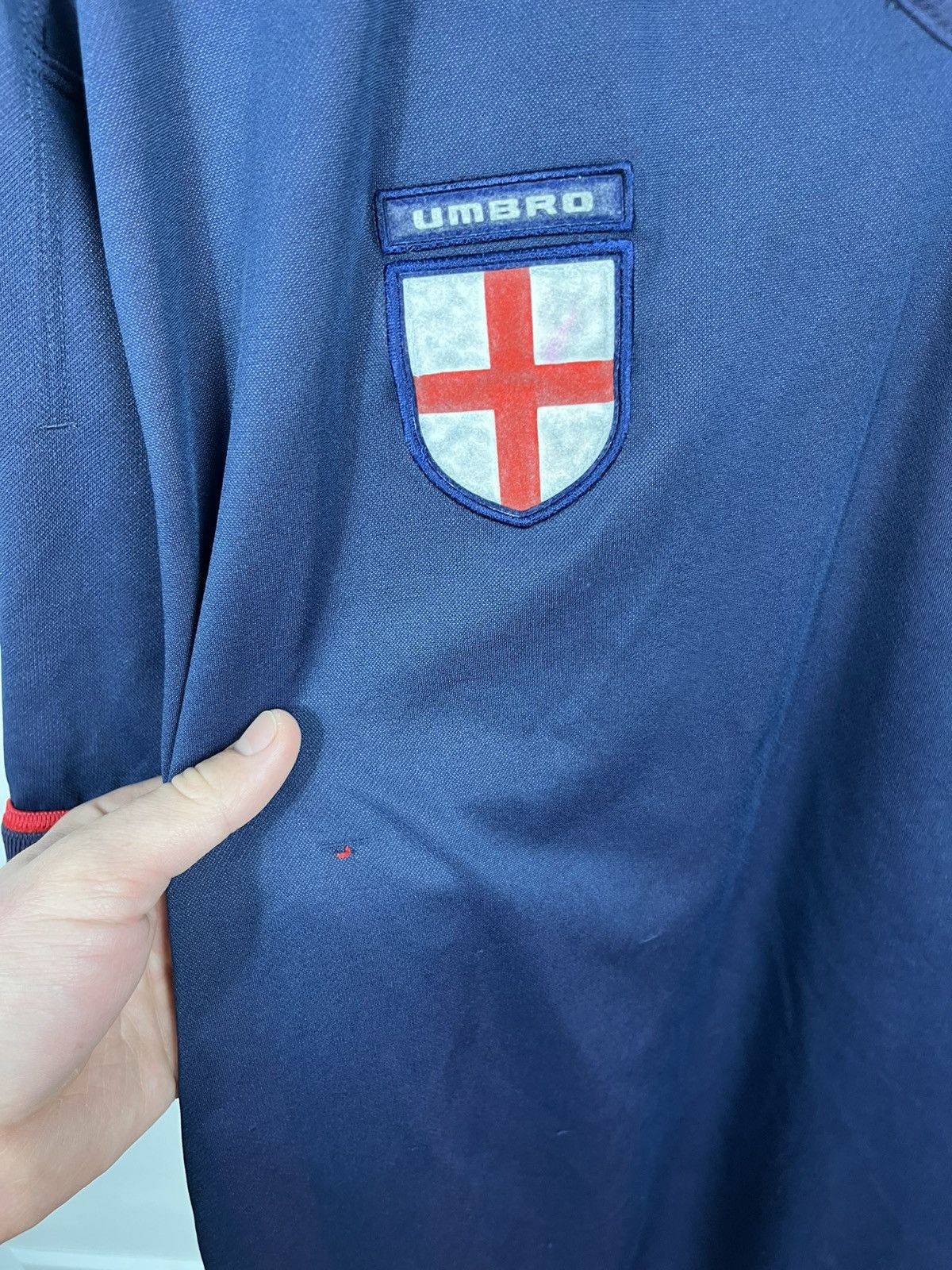 Umbro Vintage Umbro England Reversible Football Jersey Red Navy 00 Size US XL / EU 56 / 4 - 5 Thumbnail