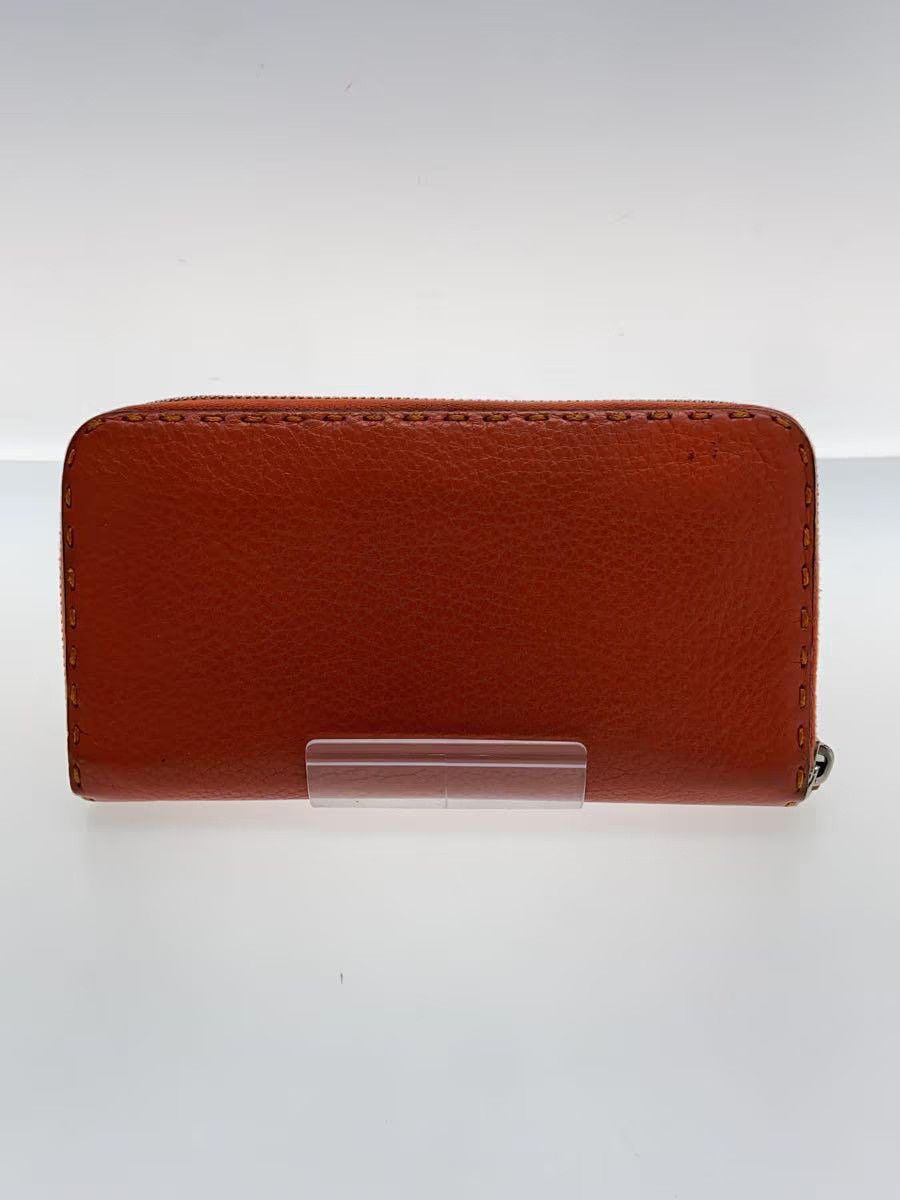 Fendi Fendi Leather Long Wallet Orange Size ONE SIZE - 2 Thumbnail