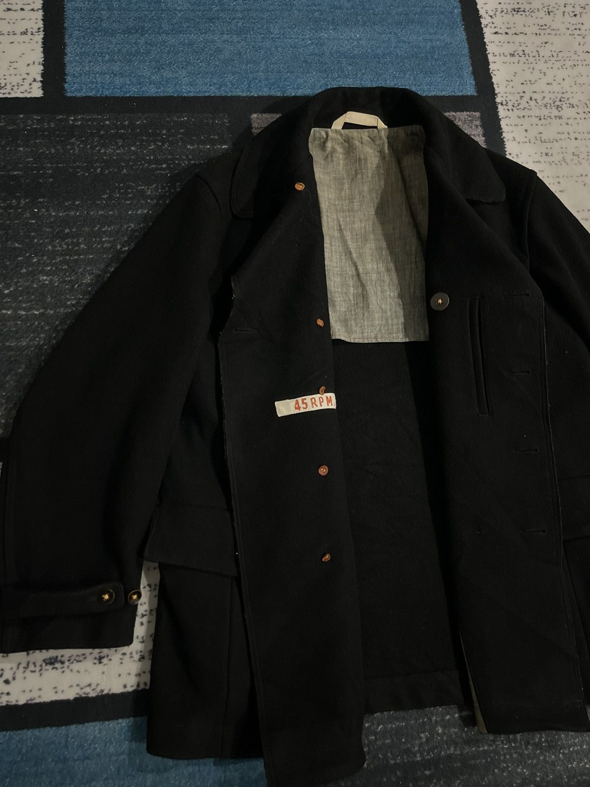45rpm 45rpm Wool Double Breasted Jacket Size US XL / EU 56 / 4 - 5 Thumbnail
