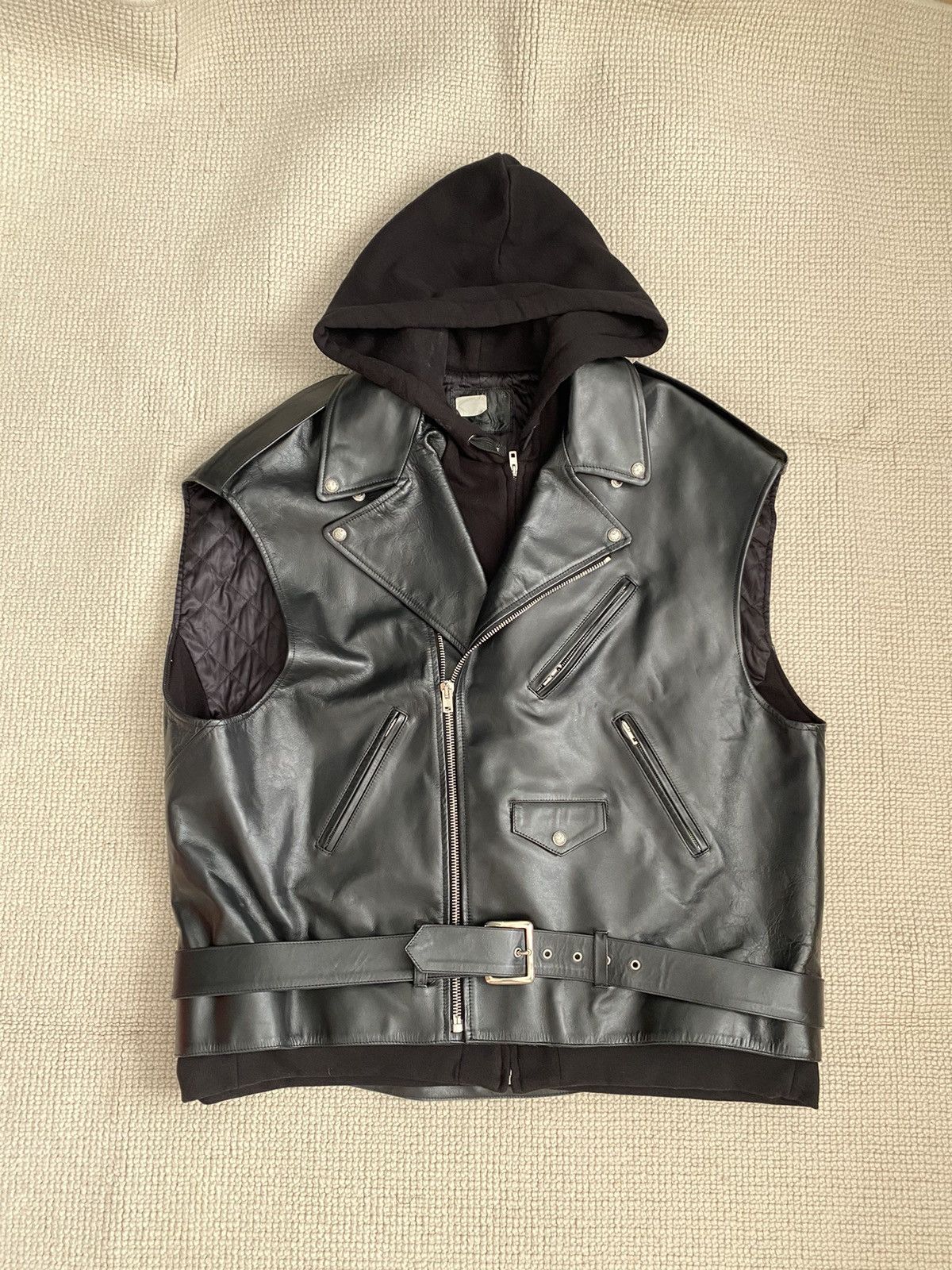 R13 OVERSIZED MOTO VEST WITH HOOD Size US S / EU 44-46 / 1 - 1 Thumbnail