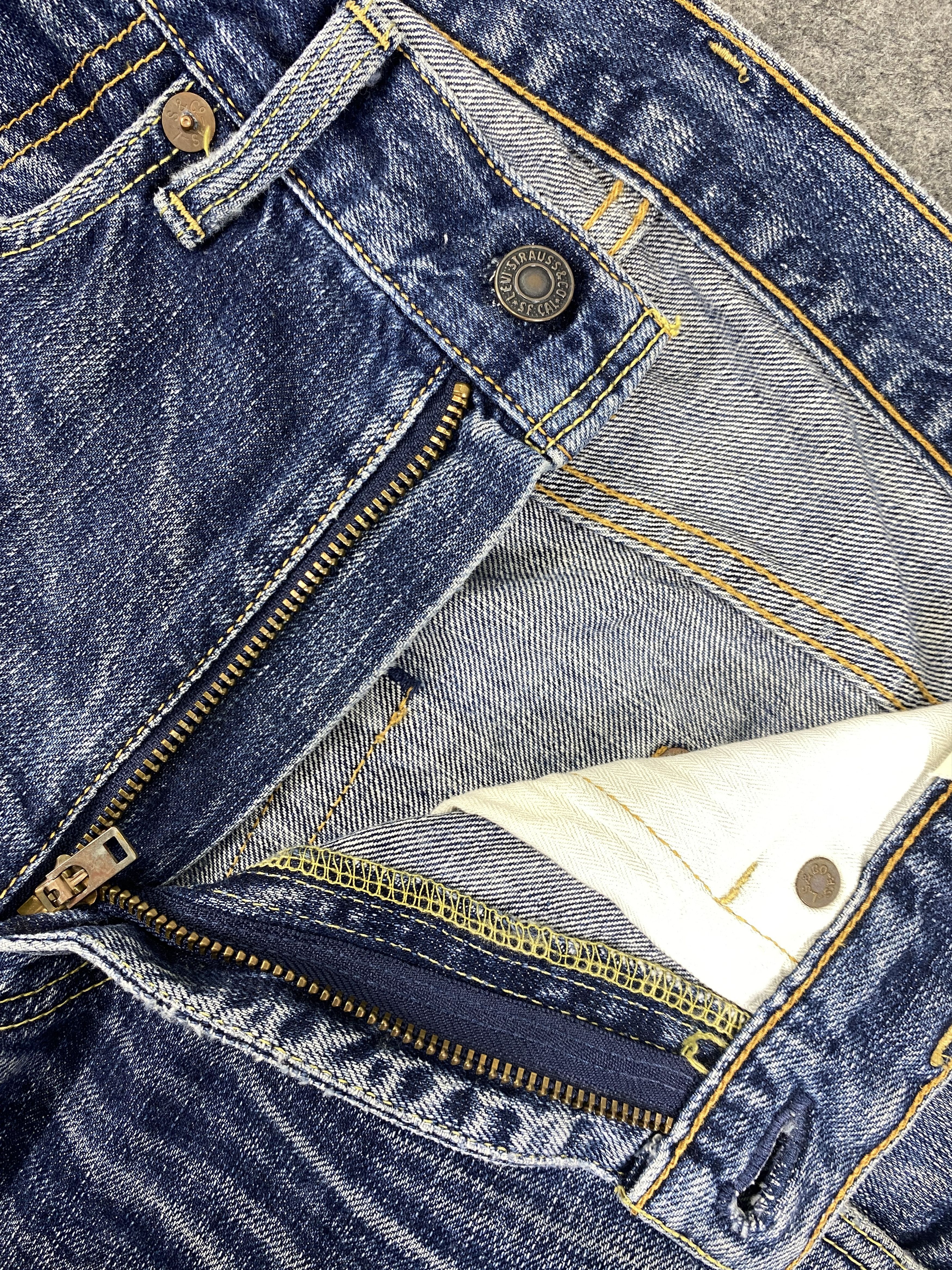 Levi's Faded Blue Vintage Levi's 505 Jeans 30x32.5 - JN3308 Size US 30 / EU 46 - 6 Thumbnail